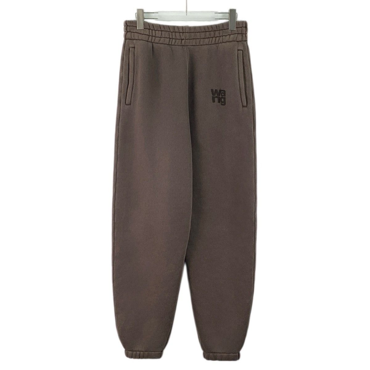 Alexander Wang Alexander Wang Coffee Logo Cuffed Casual Sweatpants K26WX Size 25" / US 0 / IT 36 - 1 Thumbnail