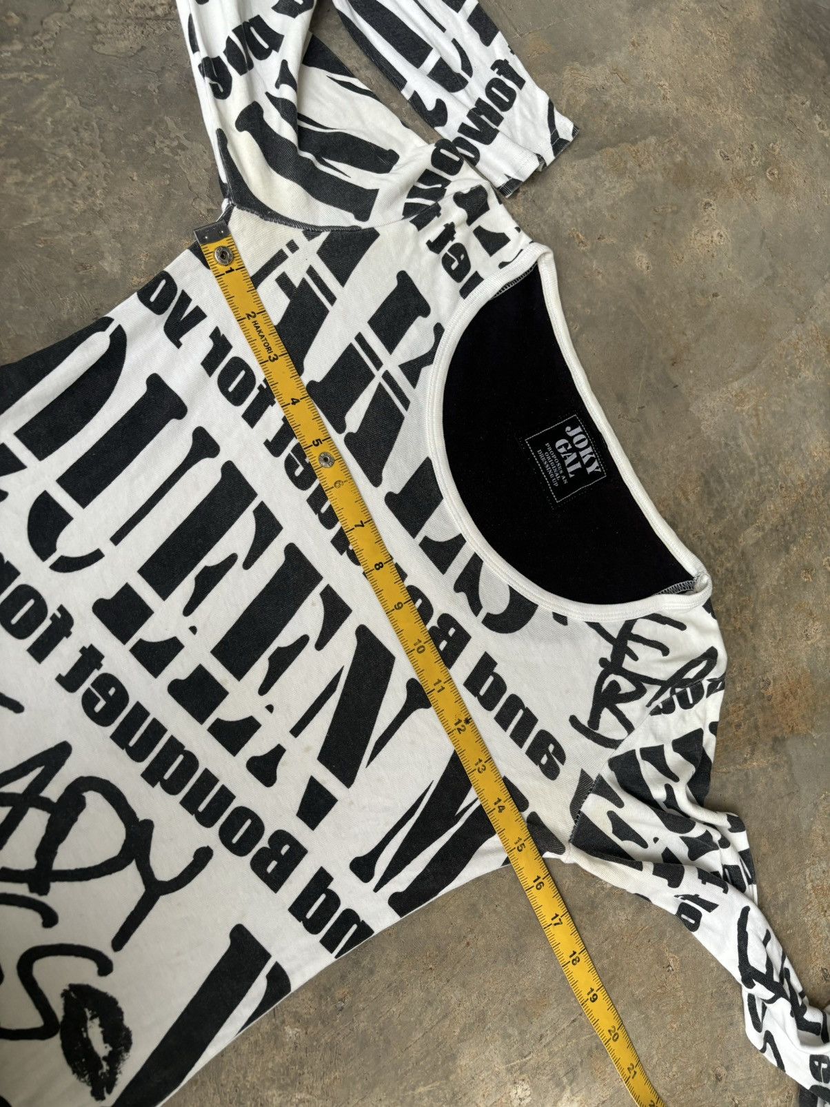 Hysteric Glamour × Japanese Brand Y2k Joky gal Ready Bass Full Print Longsleeve Size US S / EU 44-46 / 1 - 8 Thumbnail