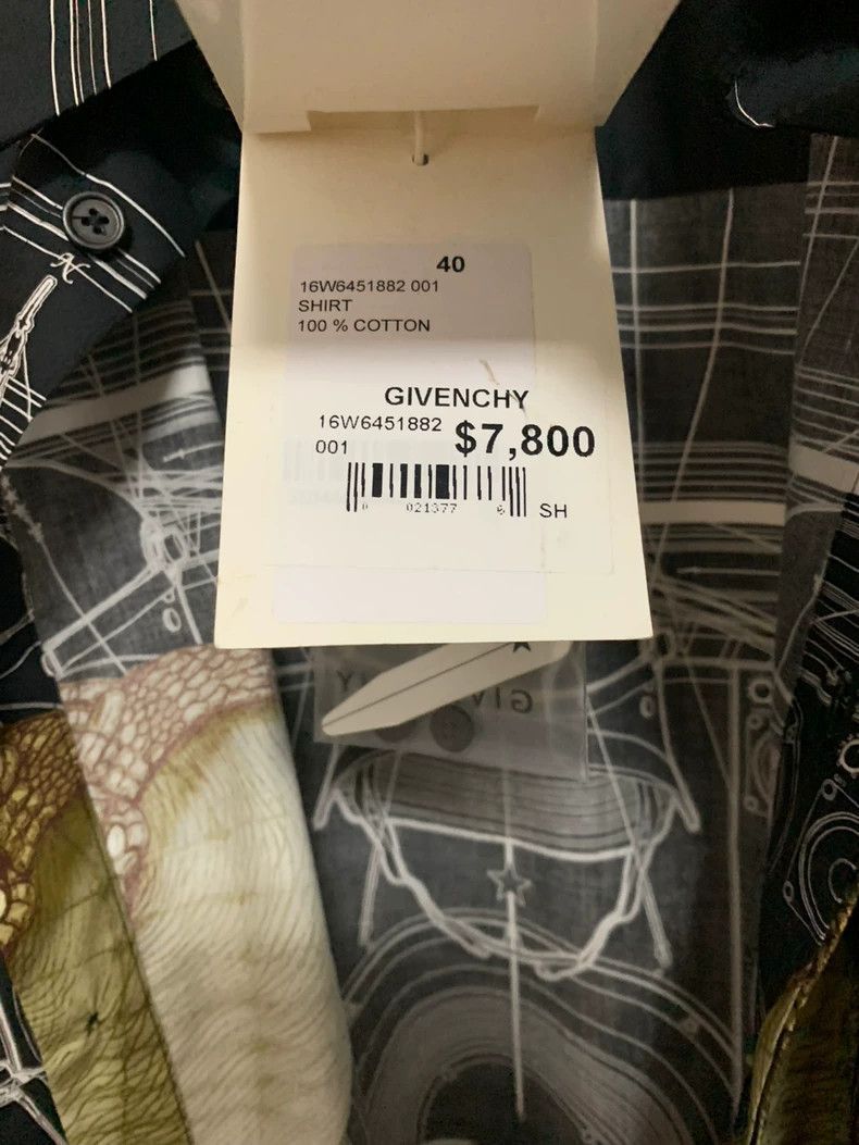 Givenchy Cobra Print Long Sleeve Shirt-2508