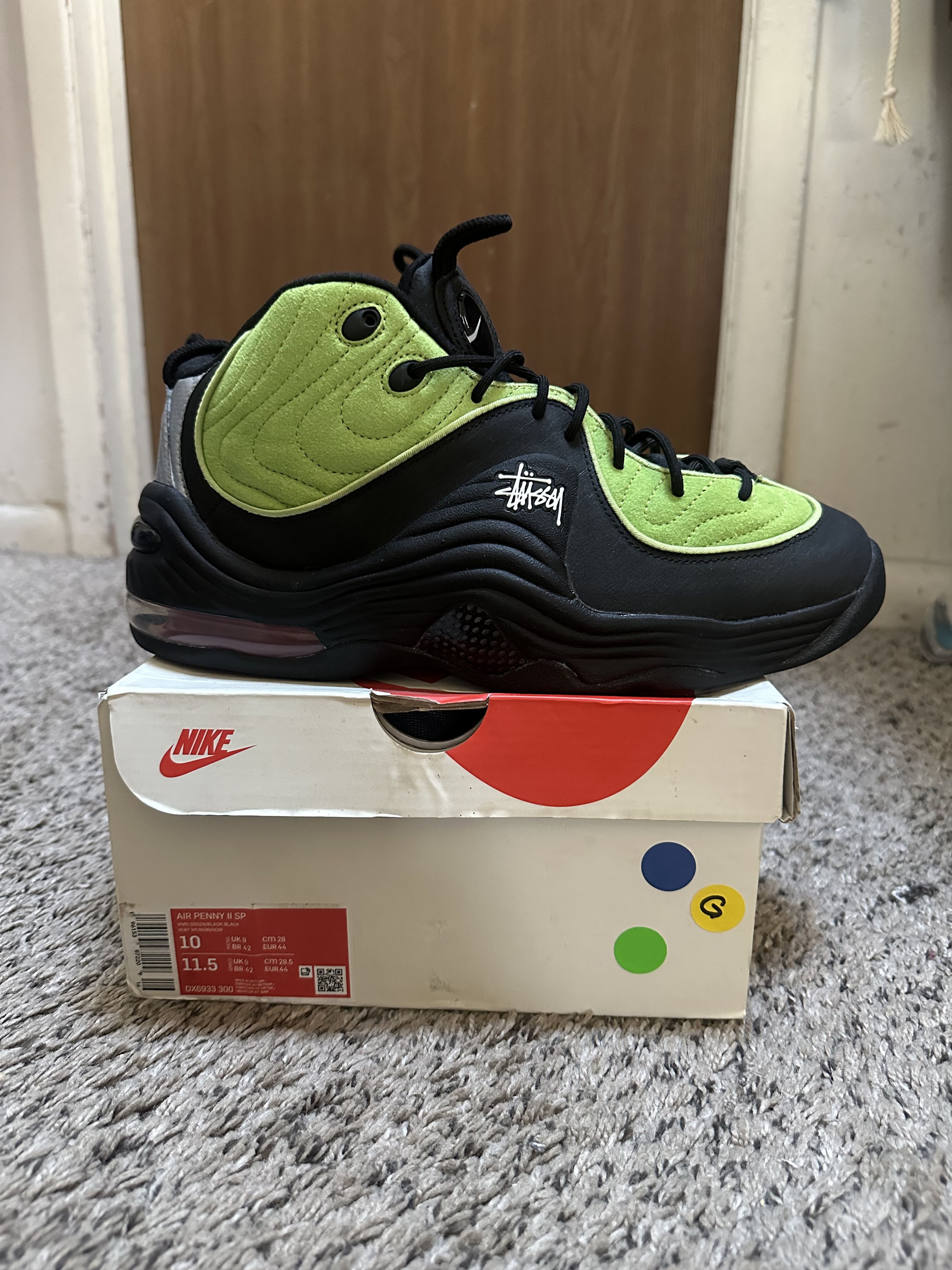 Nike × Stussy Nike Stussy air penny 2 vivid green Size US 10 / EU 43 - 8 Thumbnail