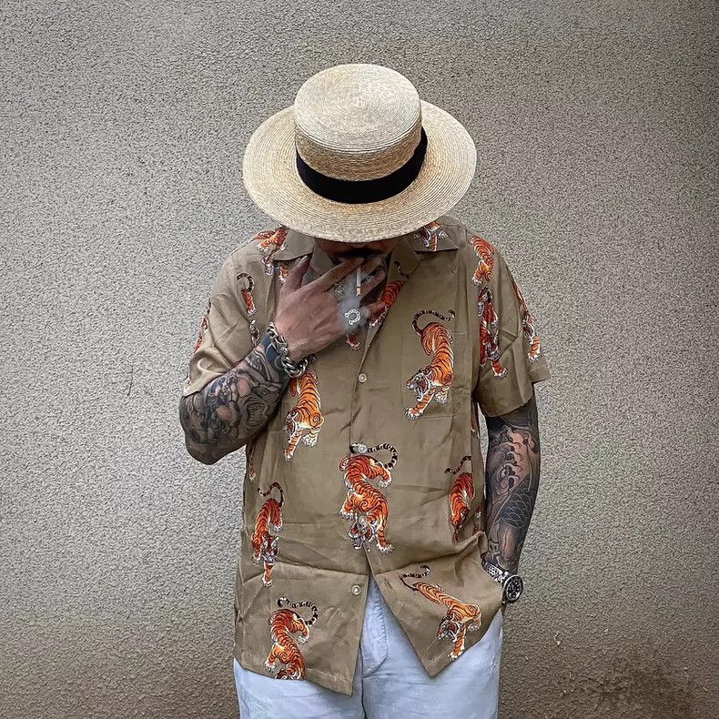 Wacko Maria Wacko maria Hawaiian Shirt - Limited Edition Full Print Ti Size US M / EU 48-50 / 2 - 7 Thumbnail