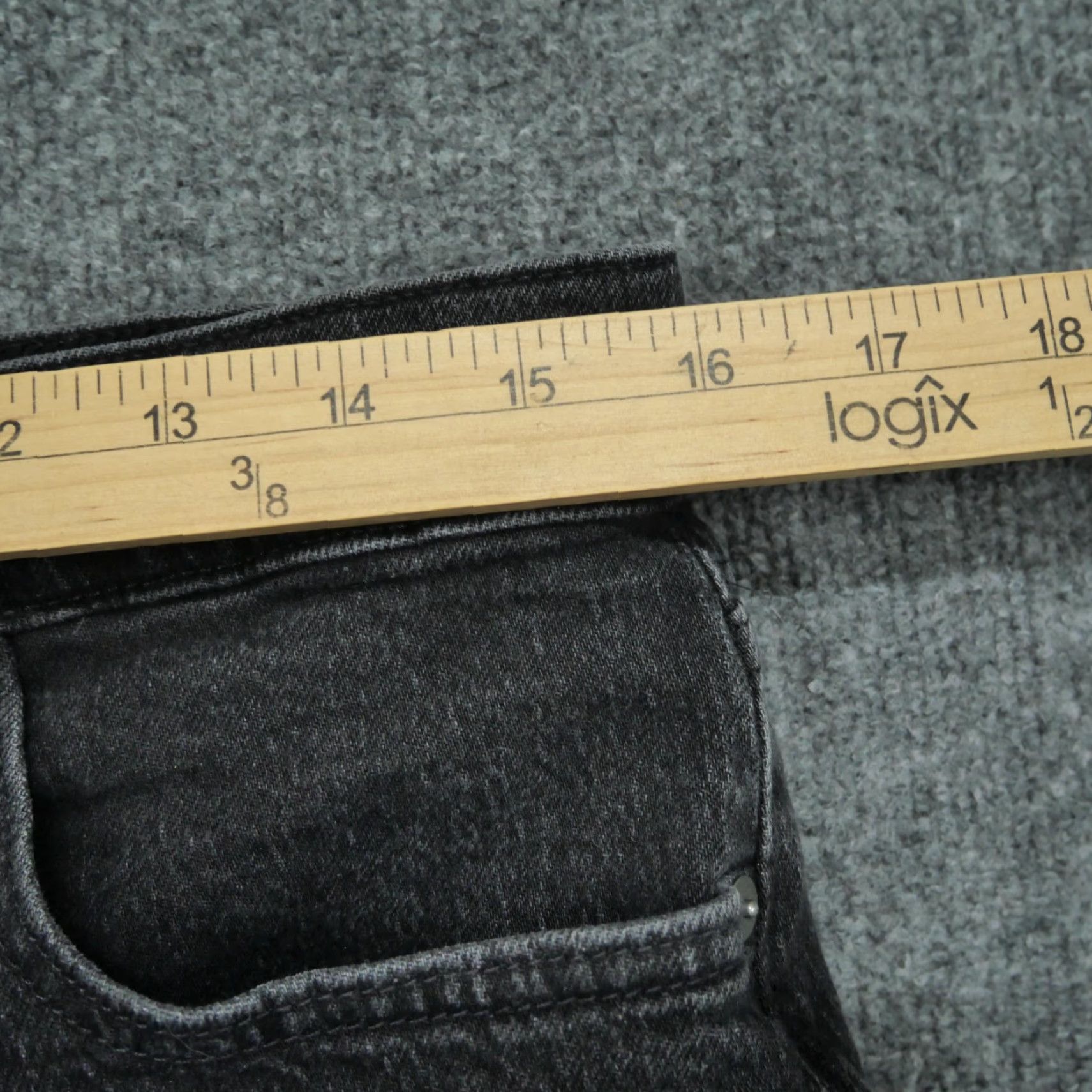 Madewell Madewell Jeans Womens 32 Black Mid Rise Vintage Tapered 5-Pocket Comfort Stretch Slim Jeans Mens? Size 24" / US 00 / IT 34 - 6 Thumbnail
