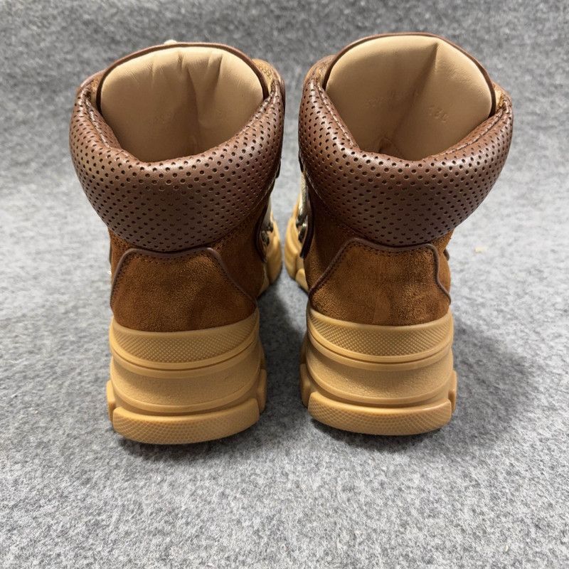 Gucci Gucci Wmns Flashtrek Brick Red Beige Boots Size US 6.5 / EU 39-40 - 2 Thumbnail