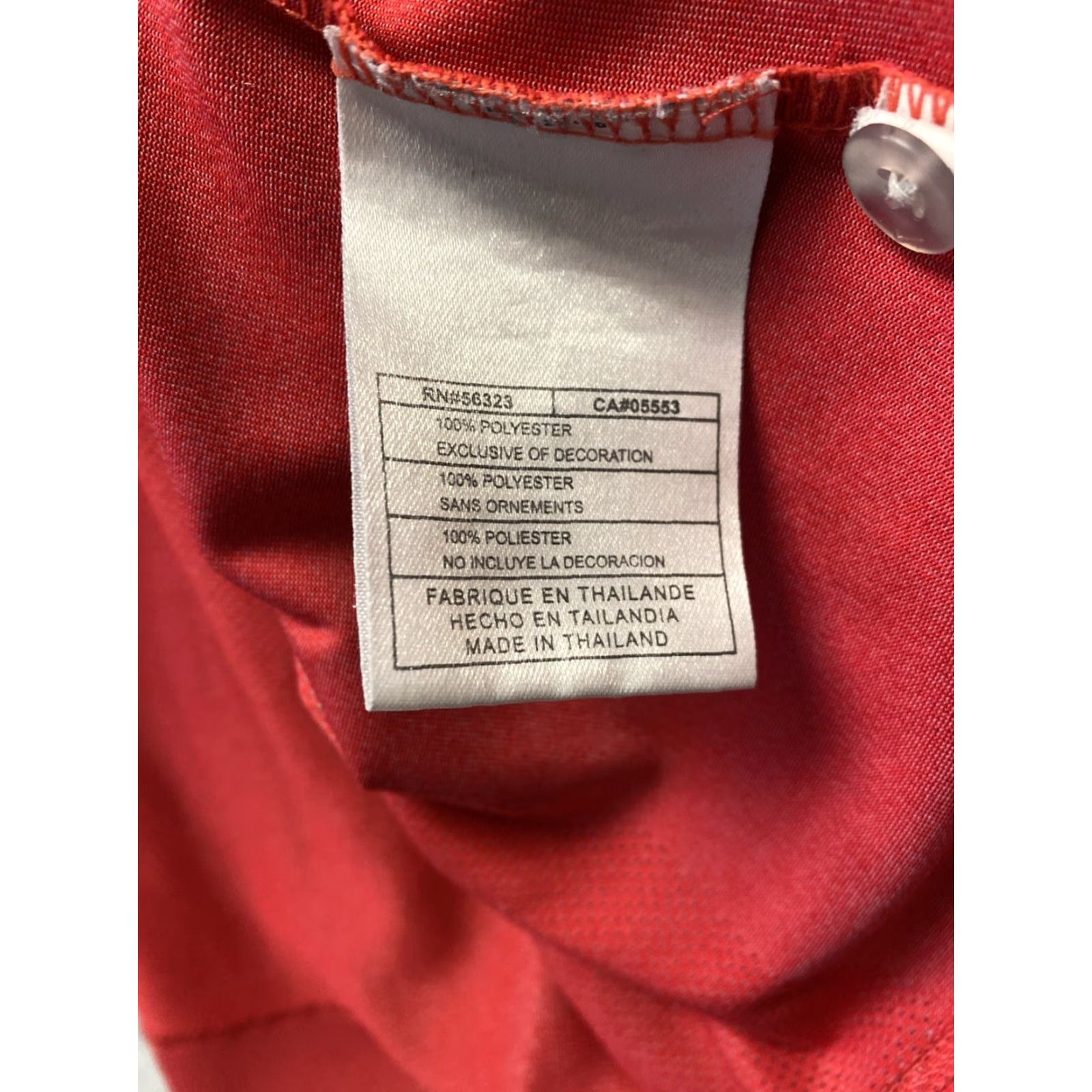Nike Nike Men's Athletic Wear Short Sleeve Swoosh Golf Active Shirt Red Size US M / EU 48-50 / 2 - 8 Thumbnail