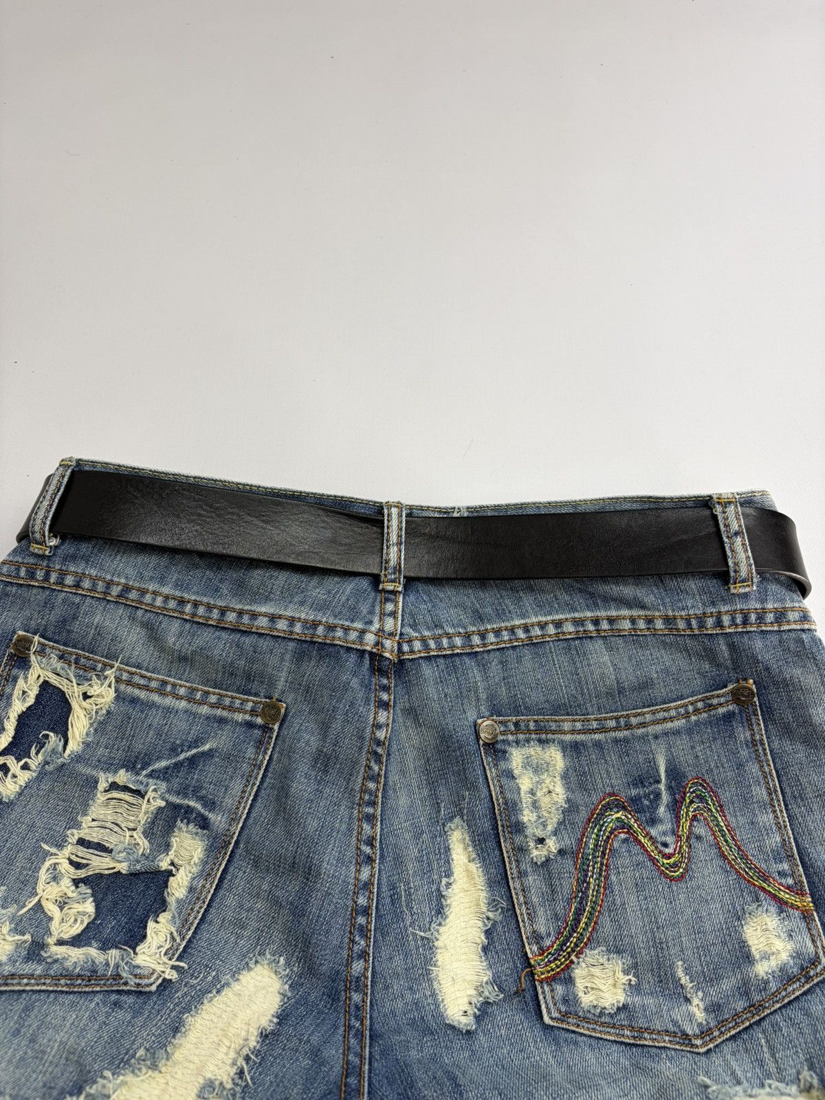Diesel Vintage Diesel Belt Y2K Rhinestones Punk Leather size 34/36 Size 34 - 7 Thumbnail