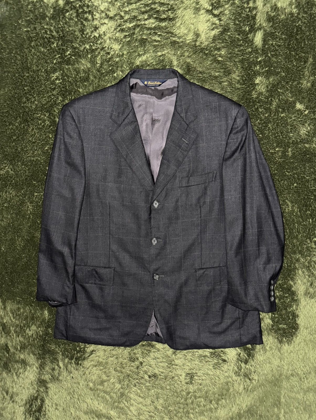 Brooks Brothers [42] Brooks Brothers Japan Exclusive Windowpane Check Blazer Size US L / EU 52-54 / 3 - 1 Thumbnail