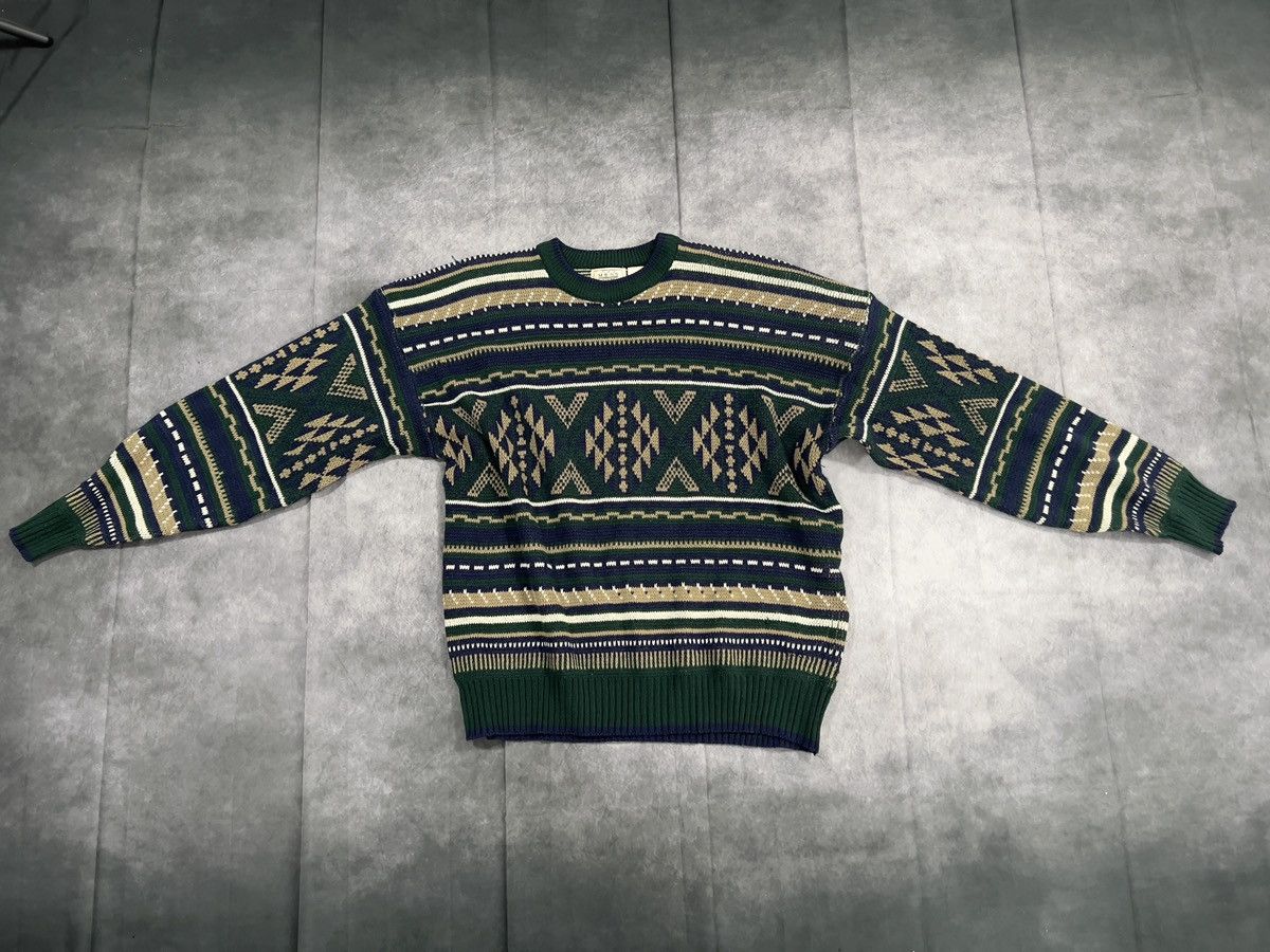 The Men's Store The Men's Store Sweater L Striped Aztec Preppy Minimalist Size US L / EU 52-54 / 3 - 1 Thumbnail