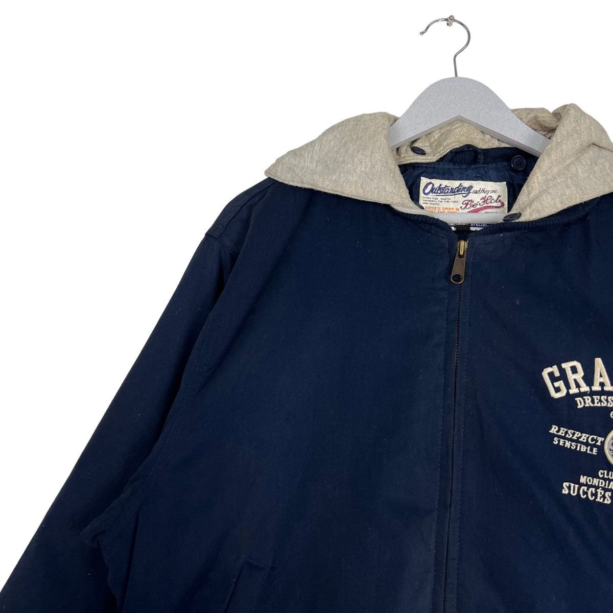 Japanese Brand VINTAGE BE HOP HOODIE BOMBER JACKET Size US L / EU 52-54 / 3 - 7 Thumbnail