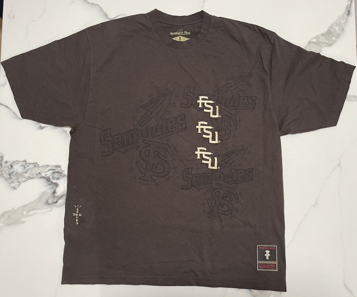Travis Scott Travis Scott x FSU Mitchell & Ness Shirt Sz XXL NEW Size US XXL / EU 58 / 5 - 1 Thumbnail
