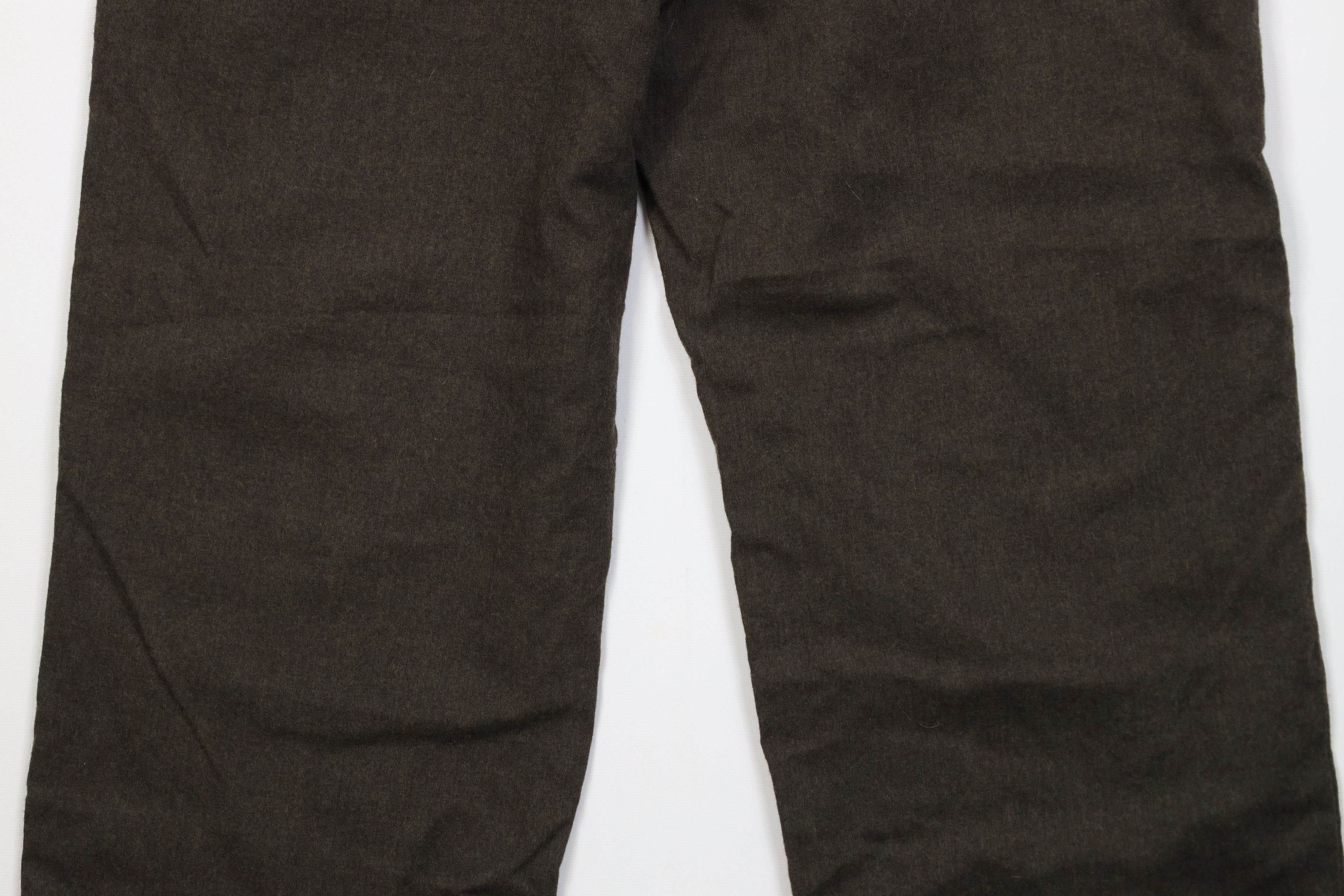 Vintage Vintage 90s Streetwear Wool Knit Wide Leg Chino Pants Green Size US 36 / EU 52 - 14 Thumbnail