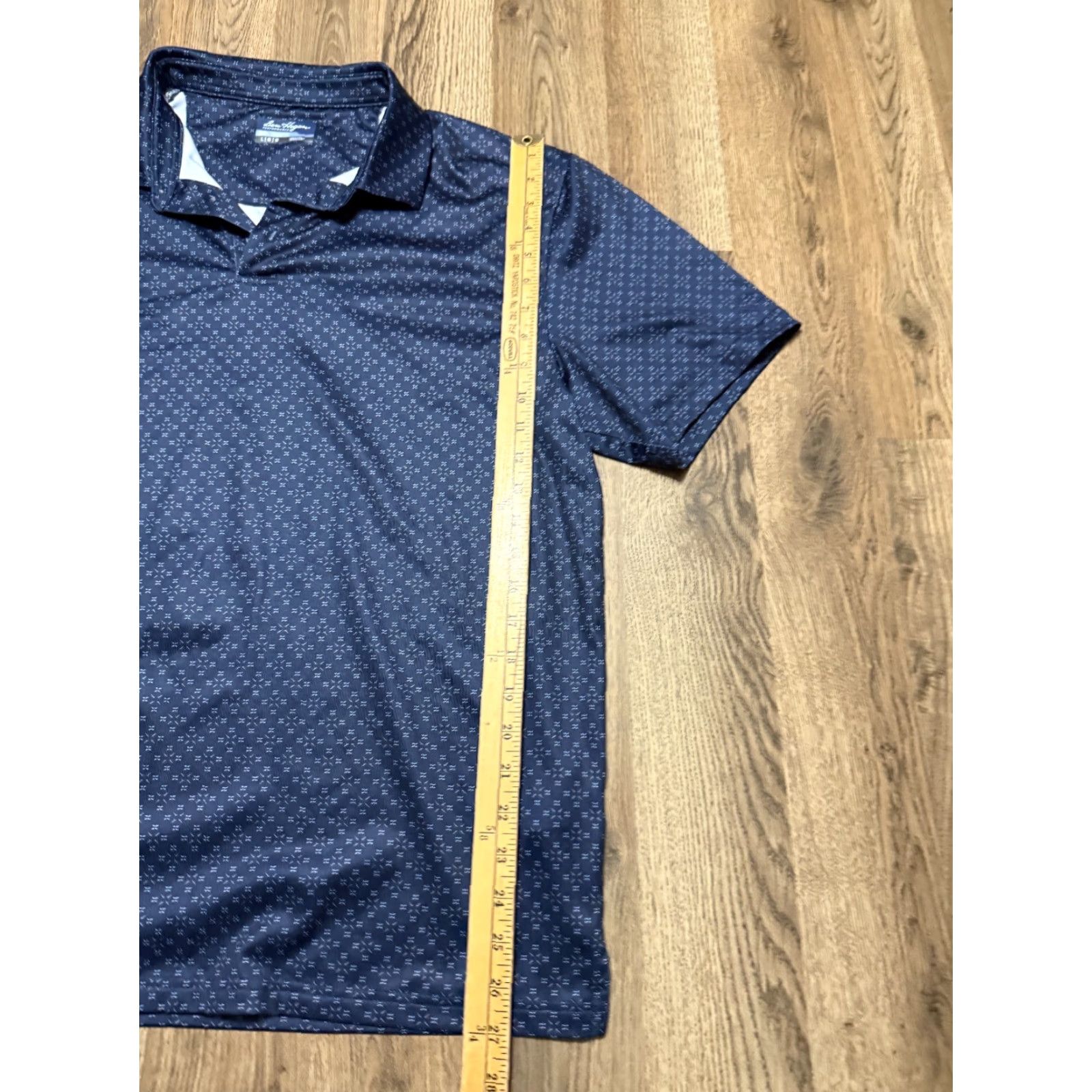 Hogan Ben Hogan Shirt Men's Large Polo Shirt Short Sleeve Blue White Polo Casual Sports Modern Mens Size US L / EU 52-54 / 3 - 7 Thumbnail