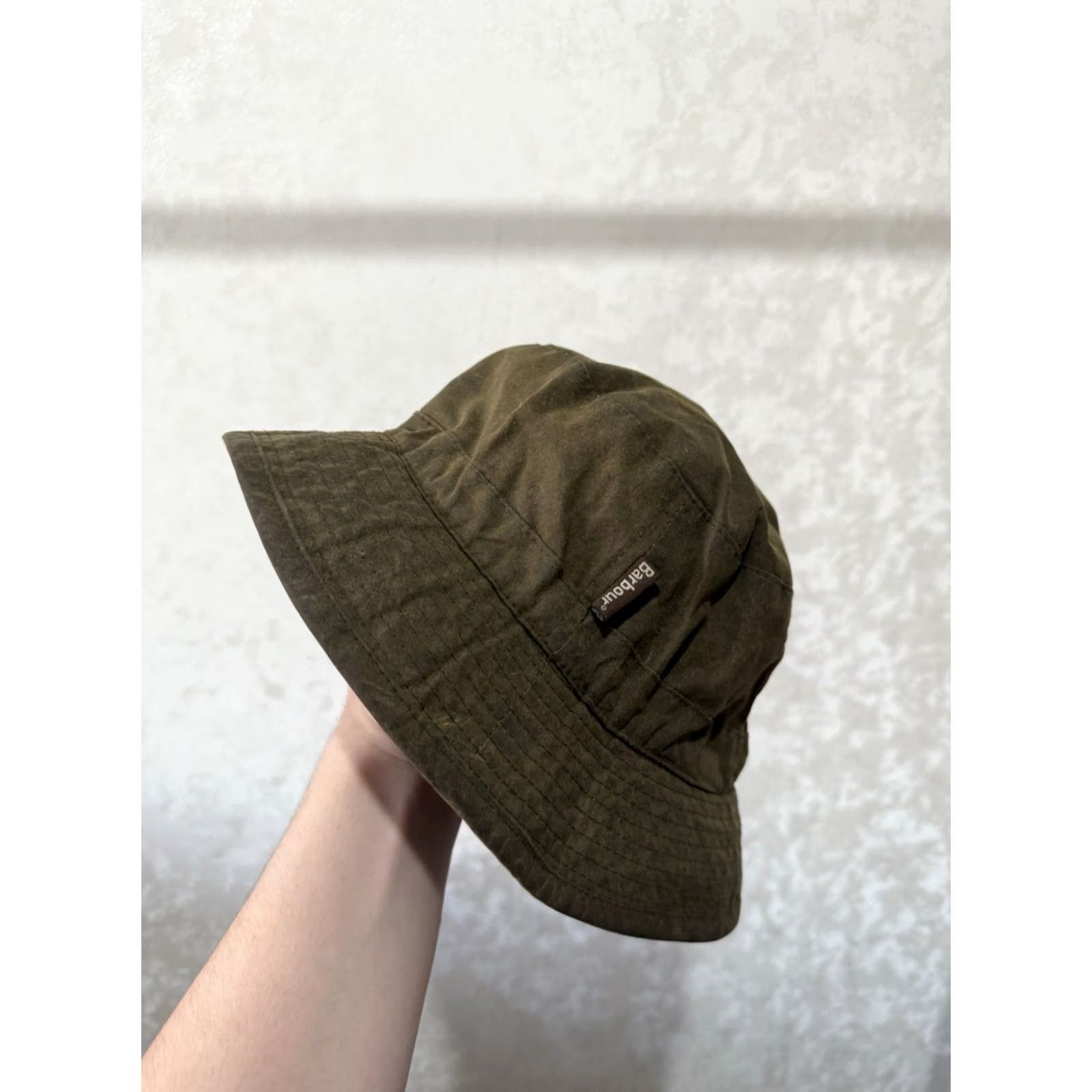Barbour VINTAGE Barbour Waxed Panama Hat Outdoor Brown One Size Adults Mens Panama Hat Brown Barbour Waxed Hat Outdoor Vintage Barbour Panama Hat Size ONE SIZE - 4 Thumbnail