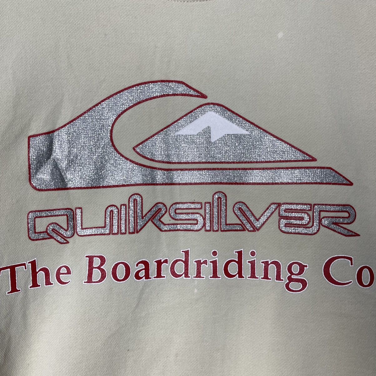 Quiksilver Vintage Quiksilver Crewneck Sweatshirt Size US L / EU 52-54 / 3 - 3 Thumbnail