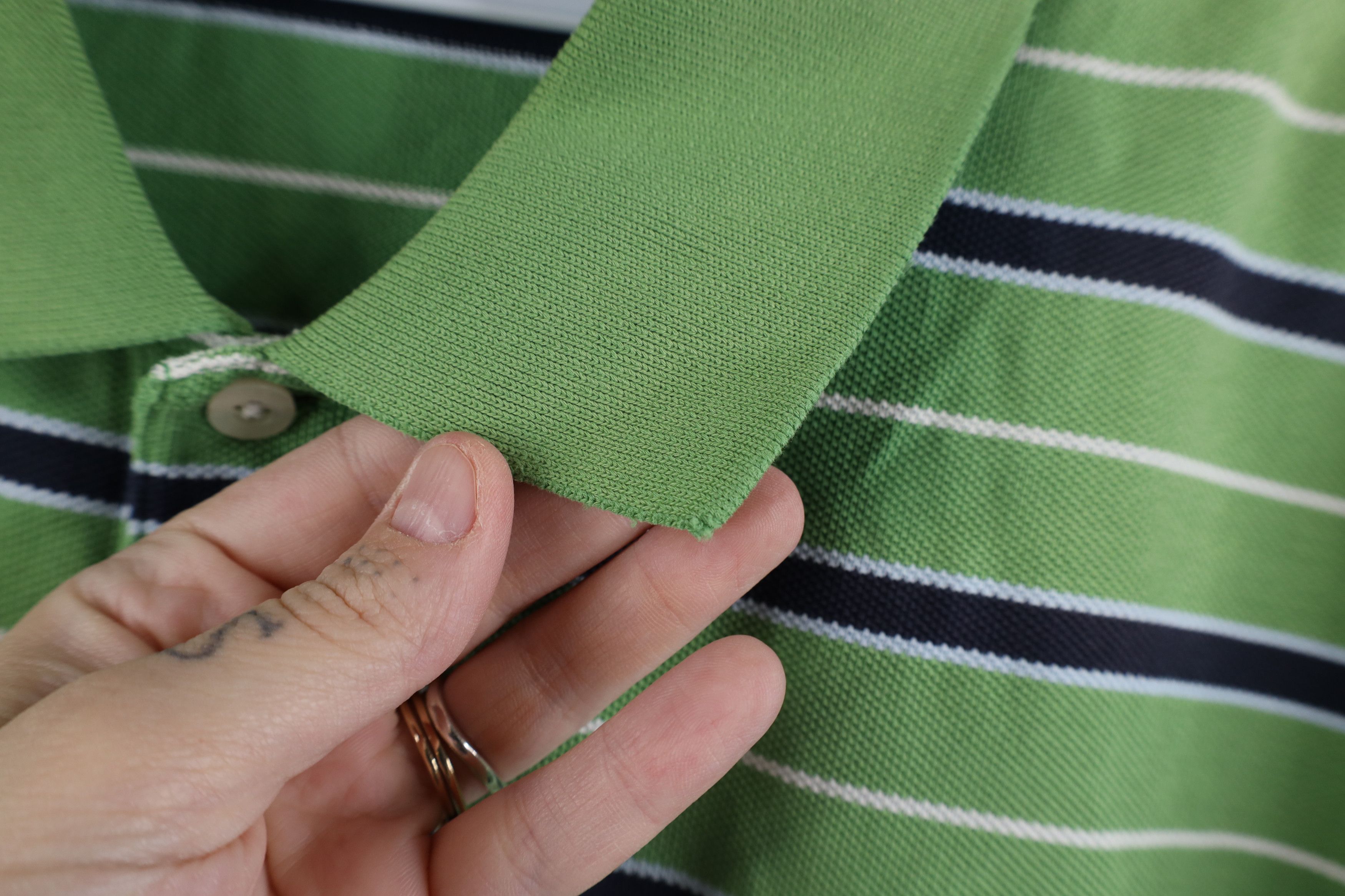 Brooks Brothers × Vintage Brooks Brothers Performance Polo Striped Golf Polo Shirt Size US XL / EU 56 / 4 - 6 Thumbnail