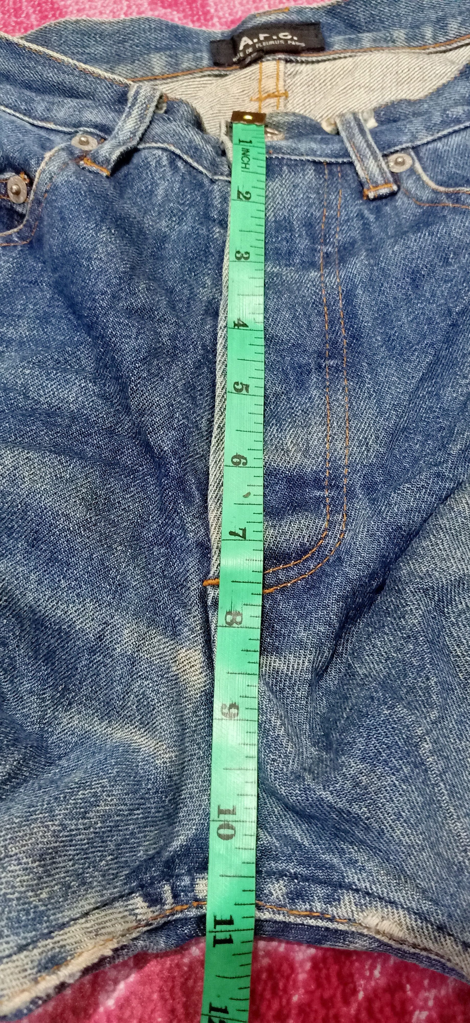 A.P.C. A.p.c. selvedge distressed jeans Size US 27 - 16 Thumbnail