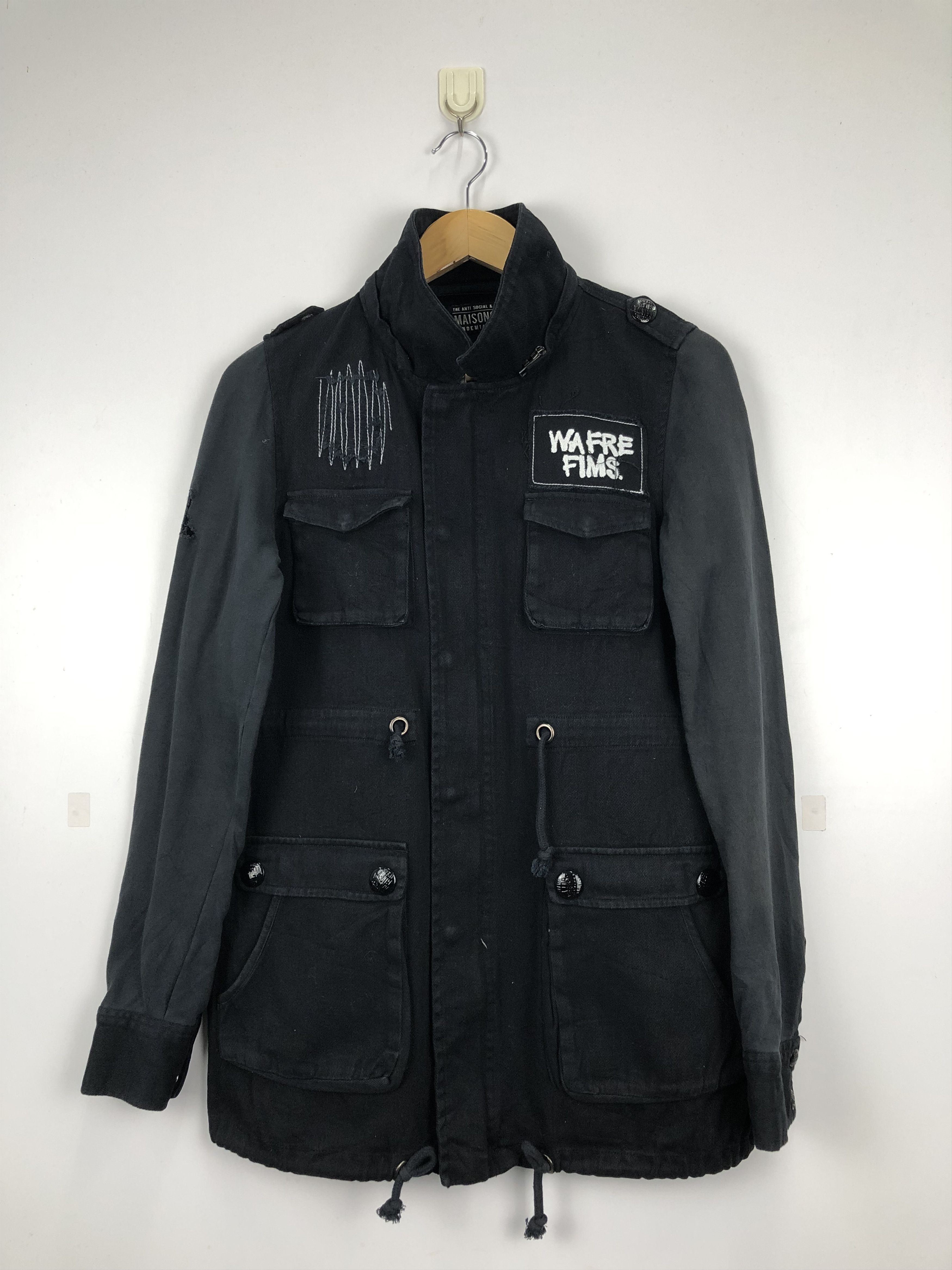Vintage Vintage The Anti Social Vindemia x Petram Punk Jacket J0726 Size US M / EU 48-50 / 2 - 1 Thumbnail
