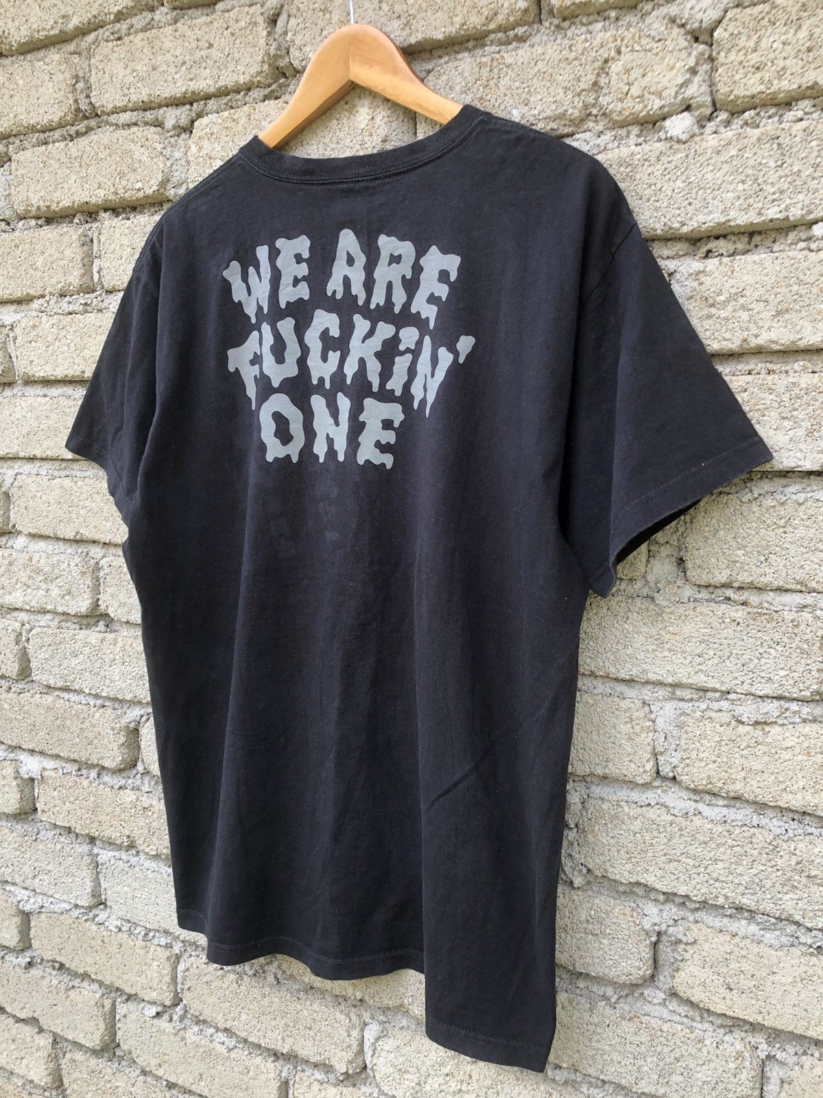 Band Tees × Nirvana × Vintage Vintage Y2K Pizza Of Death Record We Are Fucking One Tee Size US L / EU 52-54 / 3 - 3 Thumbnail