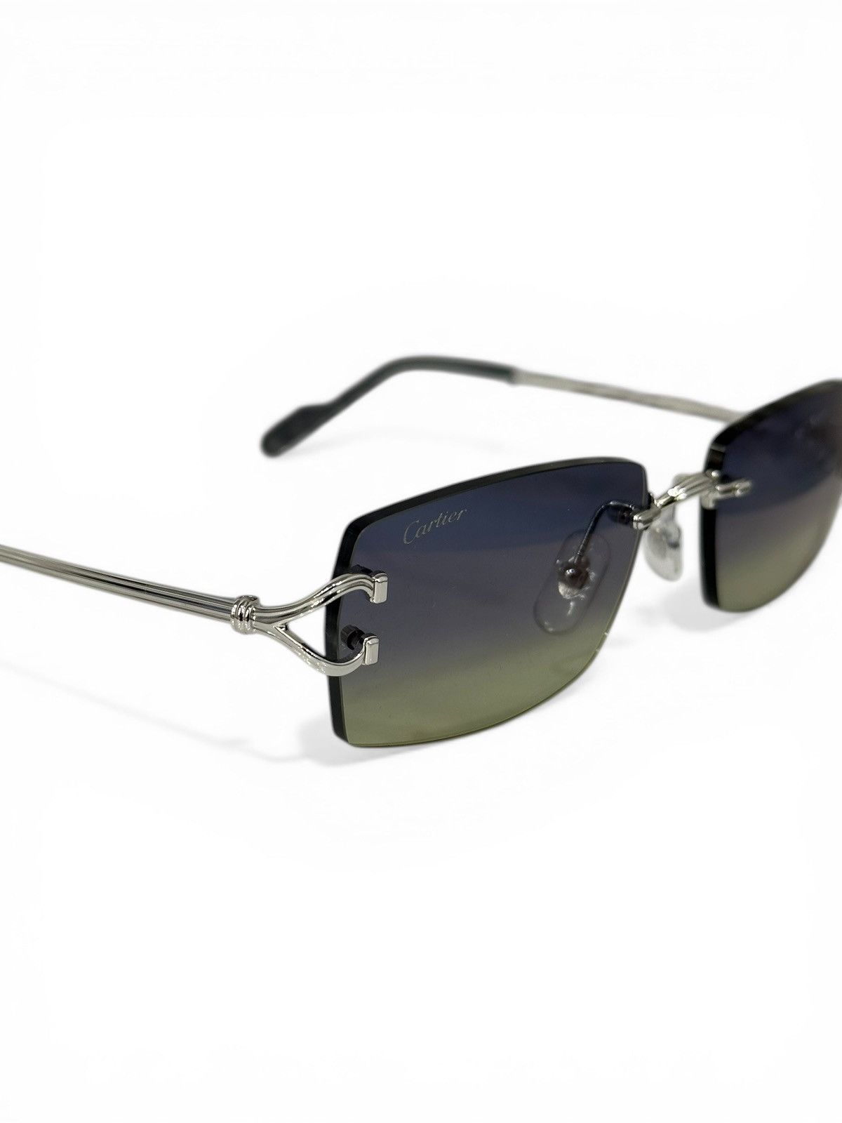 Cartier Cartier Rectangle Ombre Sunglasses CT0550S Size ONE SIZE - 1 Thumbnail