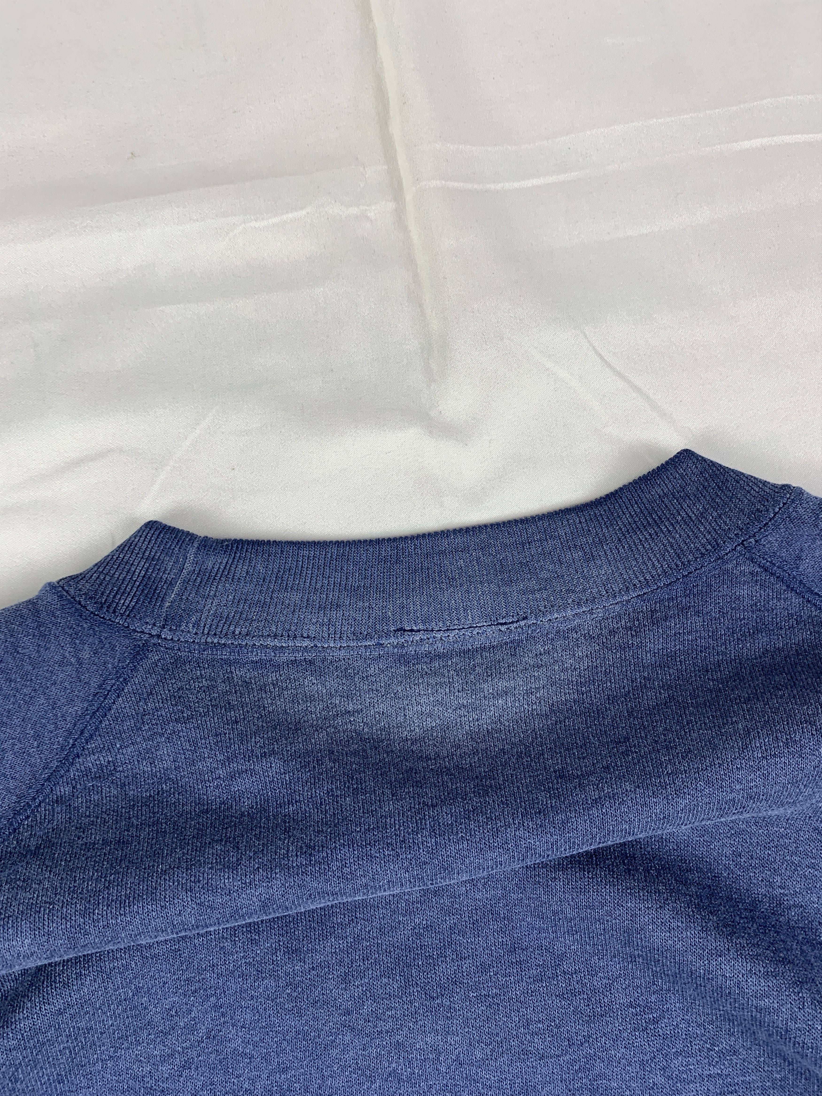 Adidas 1980s Adidas Club Navy Faded Sweatshirt (M) Size US M / EU 48-50 / 2 - 11 Thumbnail