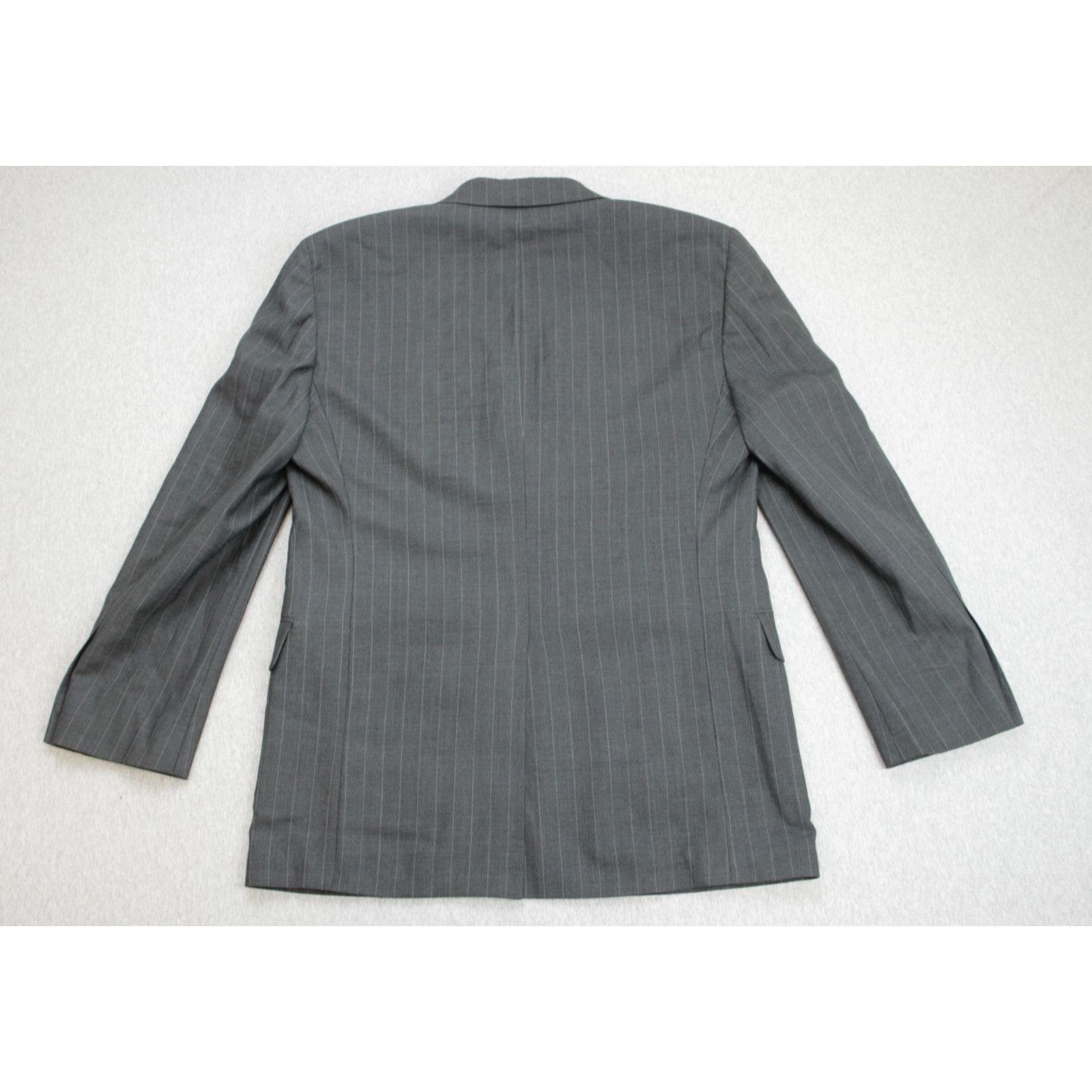 Brooks Brothers Brooks Brothers Suit Men 41R Gray 346 Pinstripe Wool Blend Size 40R - 4 Thumbnail