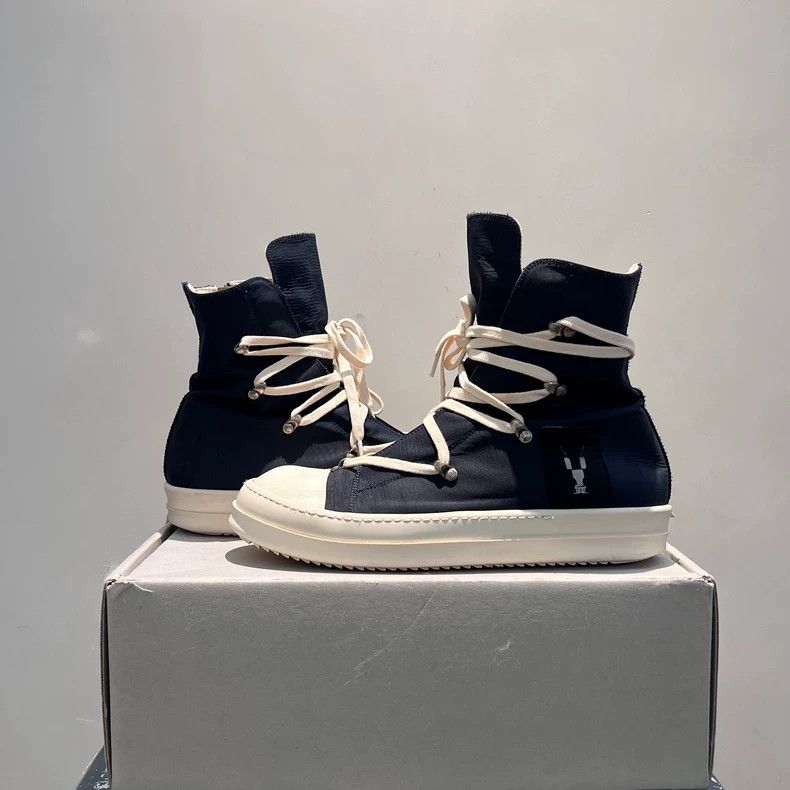 Rick Owens Rick Owens Secondary Line Nylon Material Five Star Convers Size US 9.5 / EU 42-43 - 3 Thumbnail