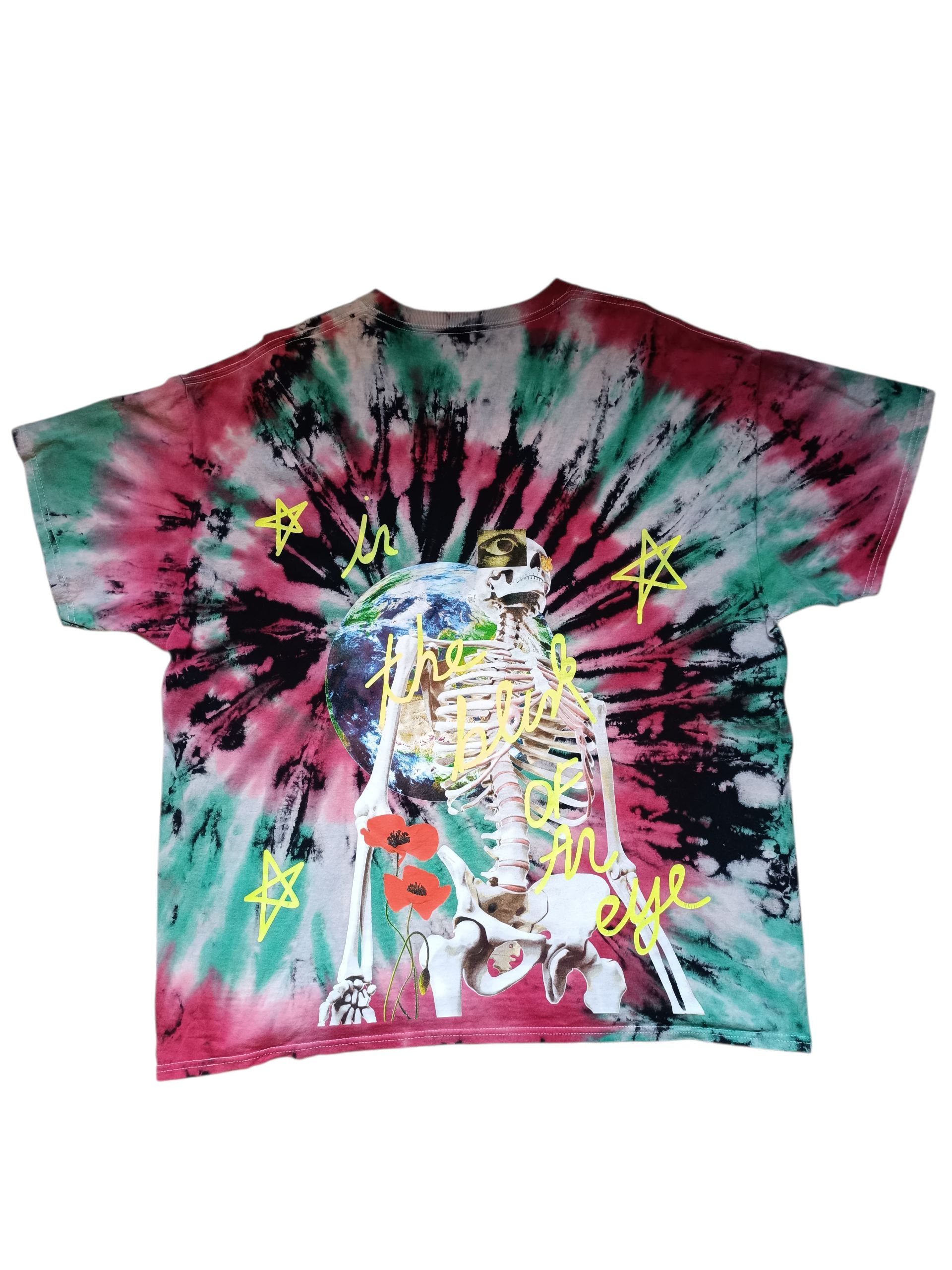 Travis Scott Astroworld Skeleton Merch T-shirt Size US XL / EU 56 / 4 - 2 Thumbnail