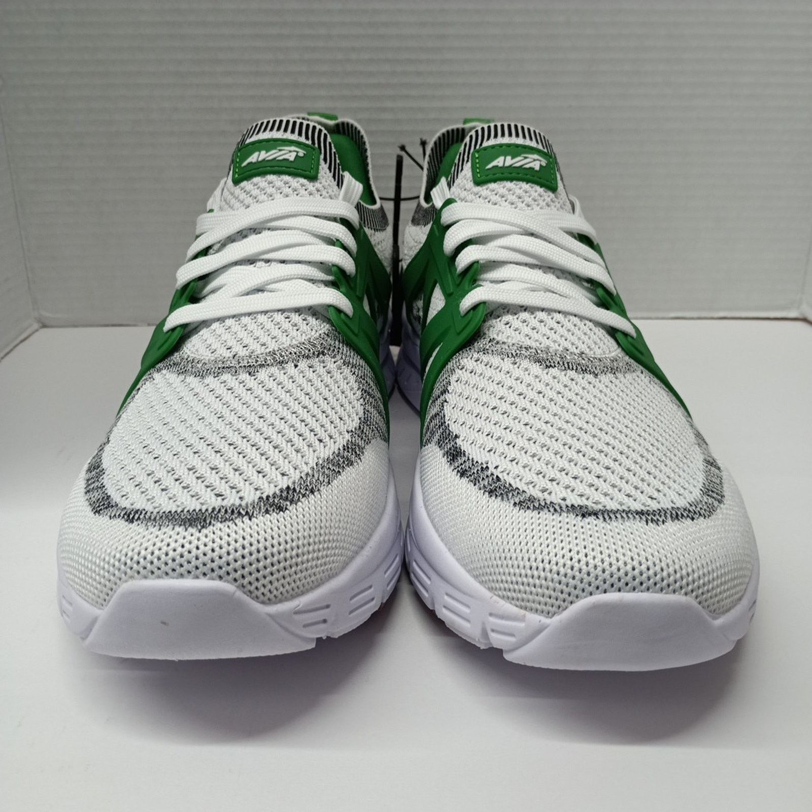 Avia Avia Men's Quickflash Running Shoes Size 12 Green White Size US 12 / EU 45 - 2 Thumbnail