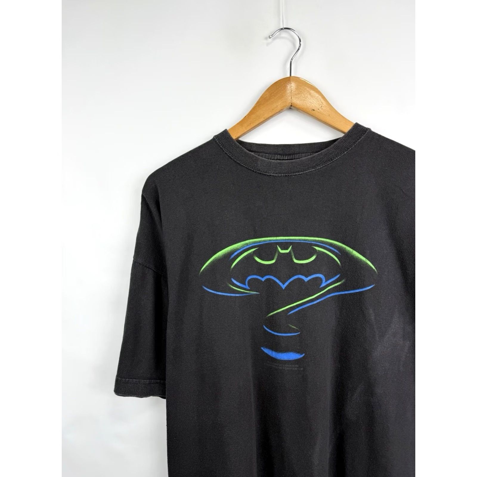 Vintage VINTAGE Batman The Dark Knight Joker T-Shirt DC Comics Shirt XL Men Black 1995 Size US XL / EU 56 / 4 - 3 Thumbnail
