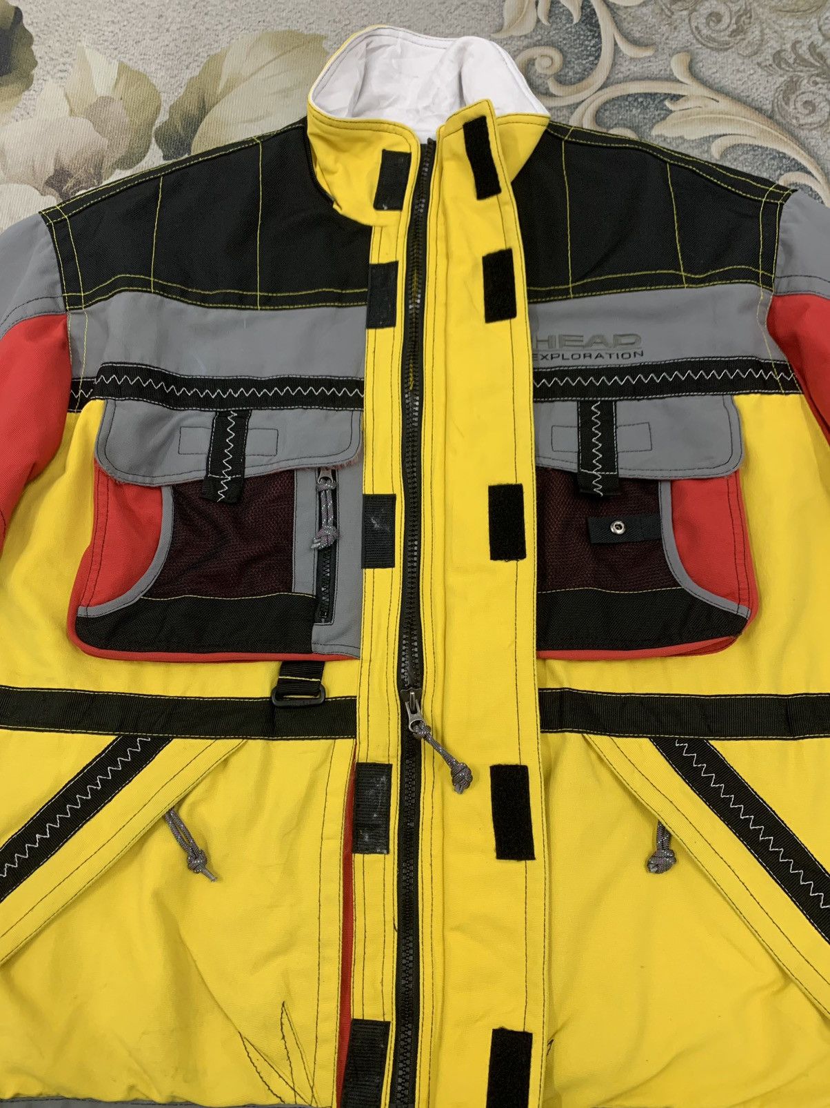 Japanese Brand Vintage Head Exploration Technical Ski Wear Jacket Size US L / EU 52-54 / 3 - 15 Thumbnail