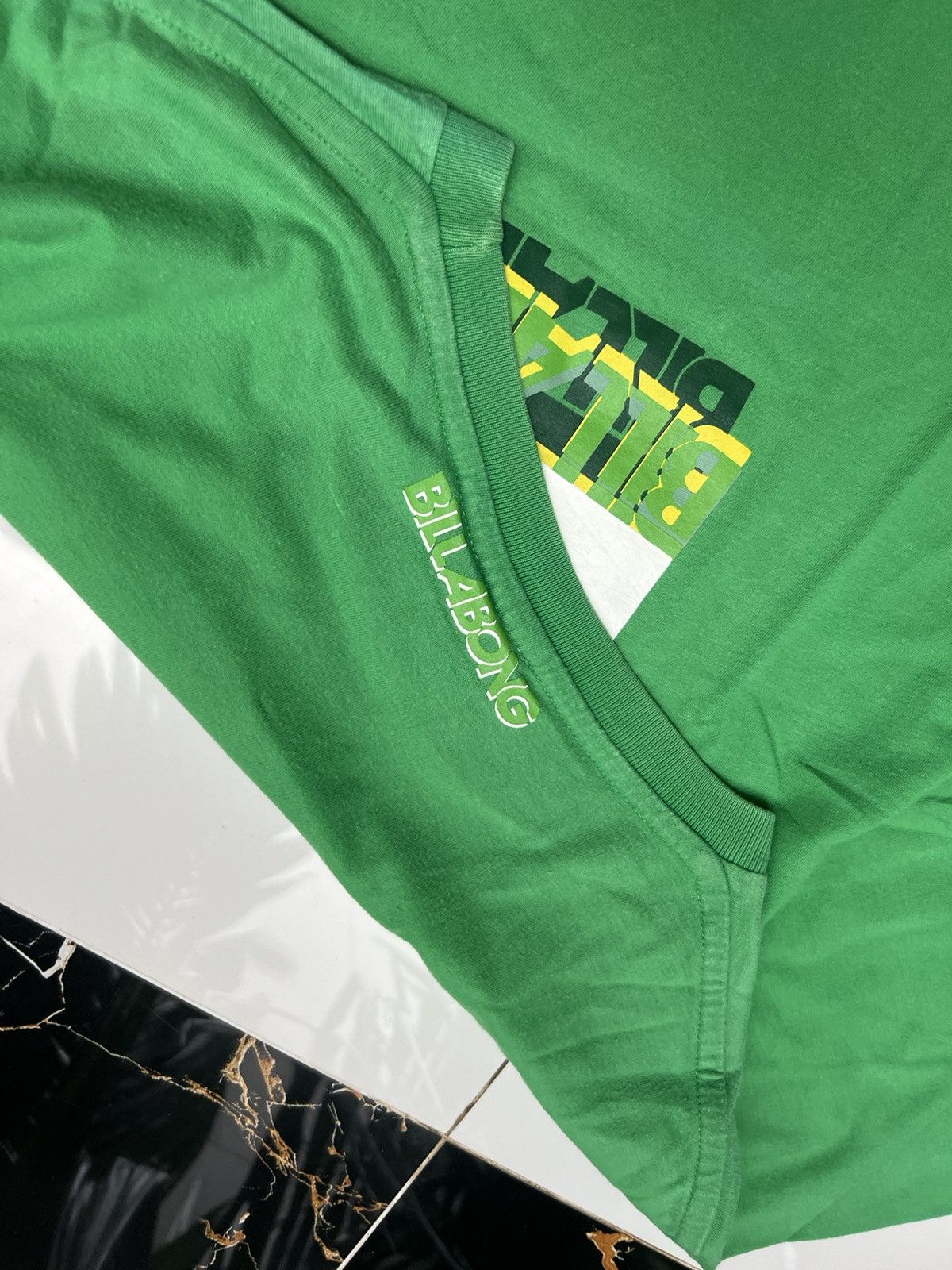 Billabong × Vintage 90's BILLABONG RARE BIG LOGO Y2K TEE SURF Size US L / EU 52-54 / 3 - 6 Thumbnail