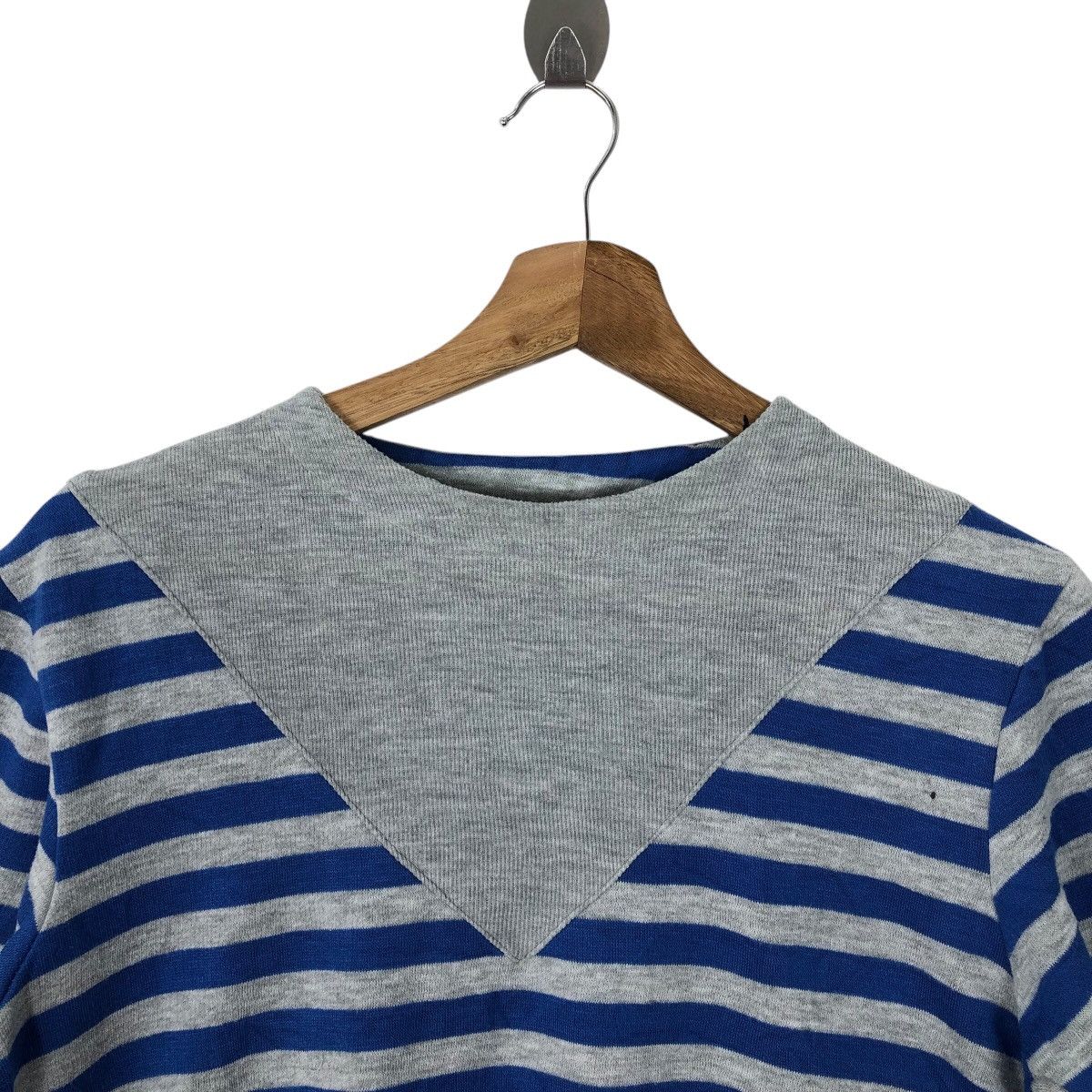 Sears × Vintage Vintage SEARS Rare Stripe Sailor Design Sweatshirt Size US M / EU 48-50 / 2 - 3 Thumbnail