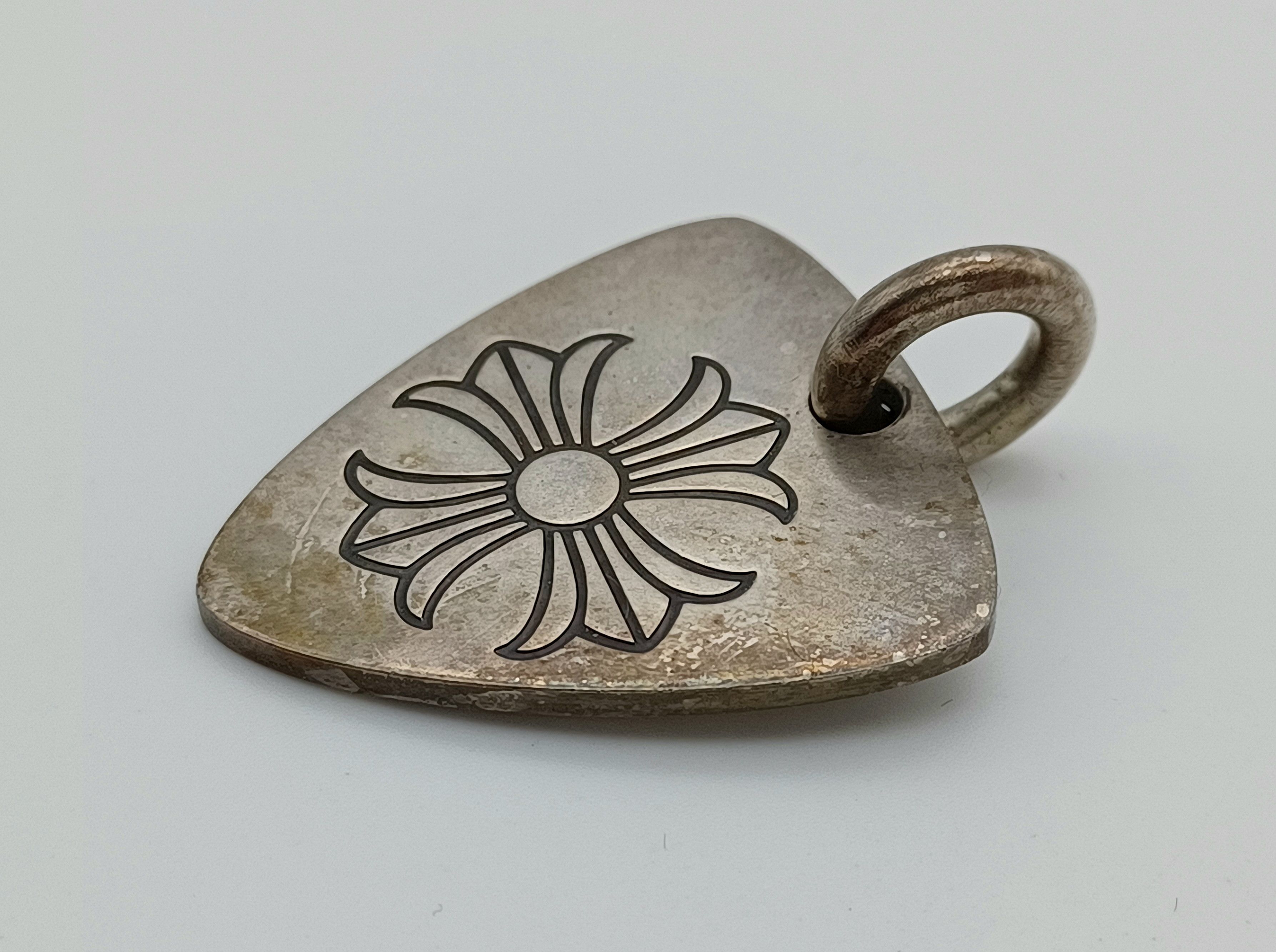 Chrome Hearts Chrome Hearts Gothic Plus Cross guitar pick dog tag *NEW* Size ONE SIZE - 3 Thumbnail