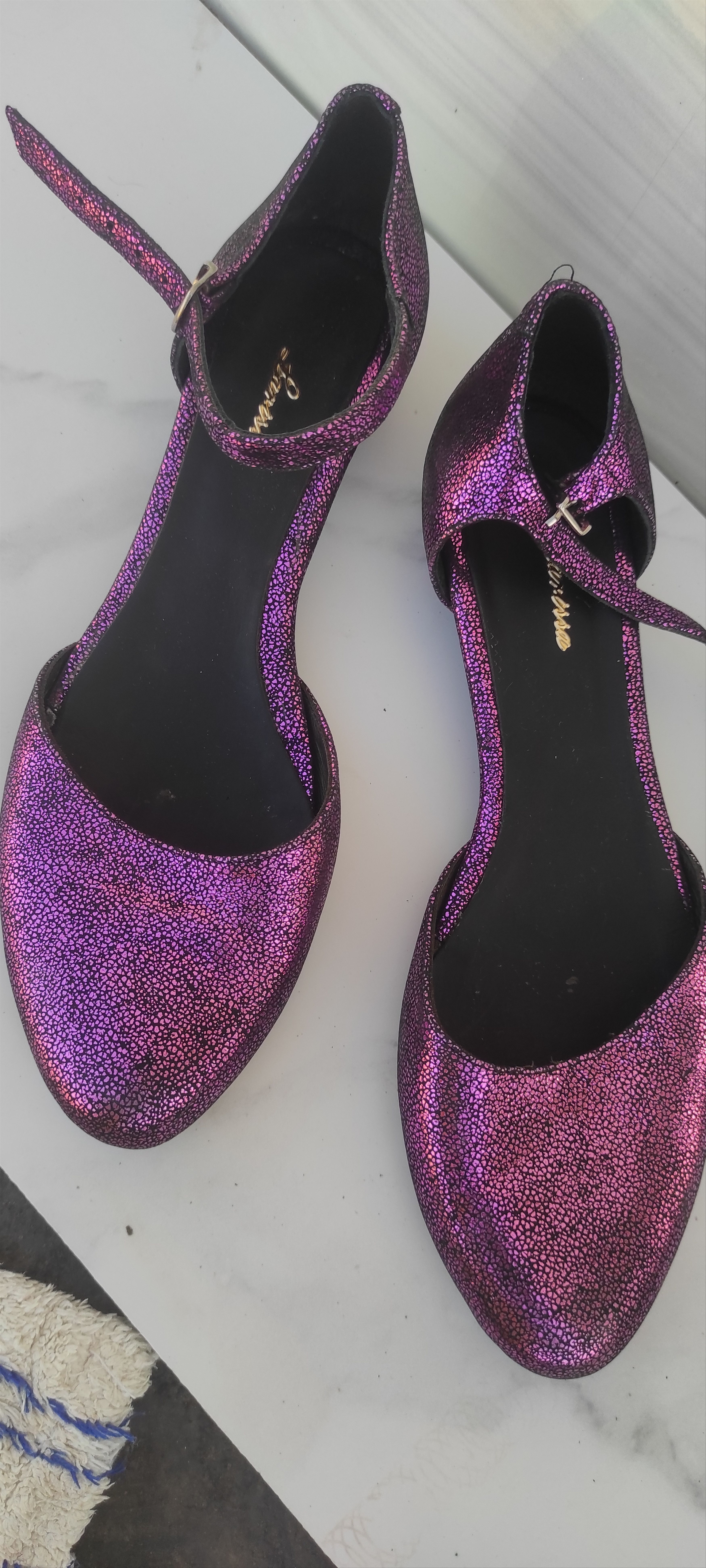 Other Larissa Ballerina Flat Women Sparkling Glitter Shoes Size US 10 / IT 40 - 12 Thumbnail