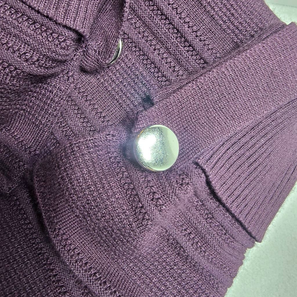 Apt. 9 Women's APT. 9 Purple Ribbed Crew Neck Sweater XS Size XS / US 0-2 / IT 36-38 - 10 Thumbnail