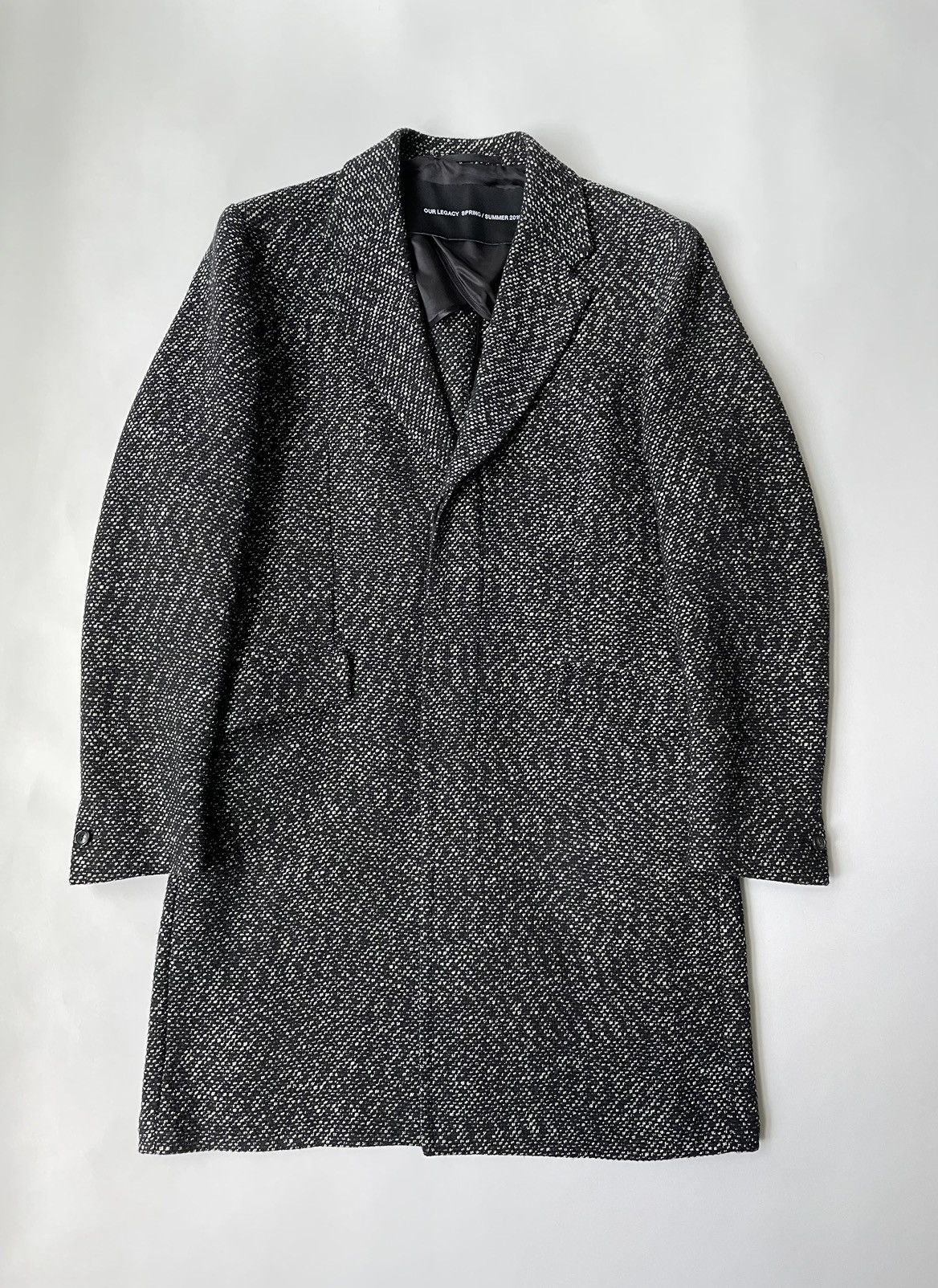 Our Legacy S/S 15 ‘Basket Weave’ Overcoat Size US M / EU 48-50 / 2 - 1 Thumbnail