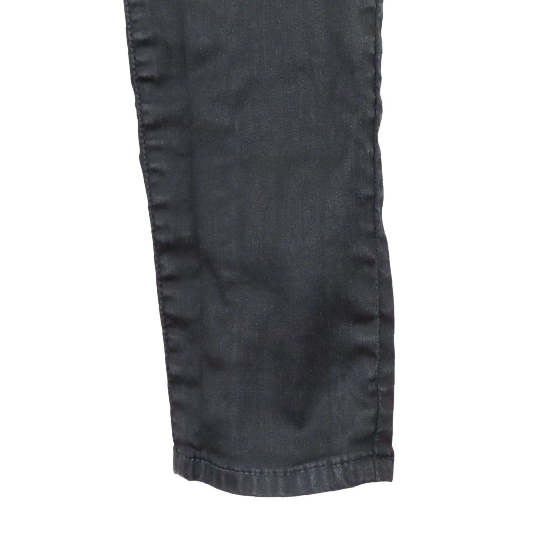 Madewell Madewell Womens Jeans 27 10" High Rise Skinny Black Coated Solid Denim Pants Size 27" / US 4 / IT 40 - 4 Thumbnail