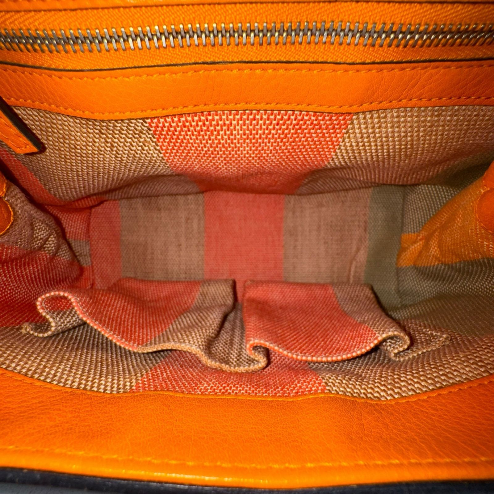 Gucci Gucci Orange Bamboo Two-Way Bag Size ONE SIZE - 9 Thumbnail