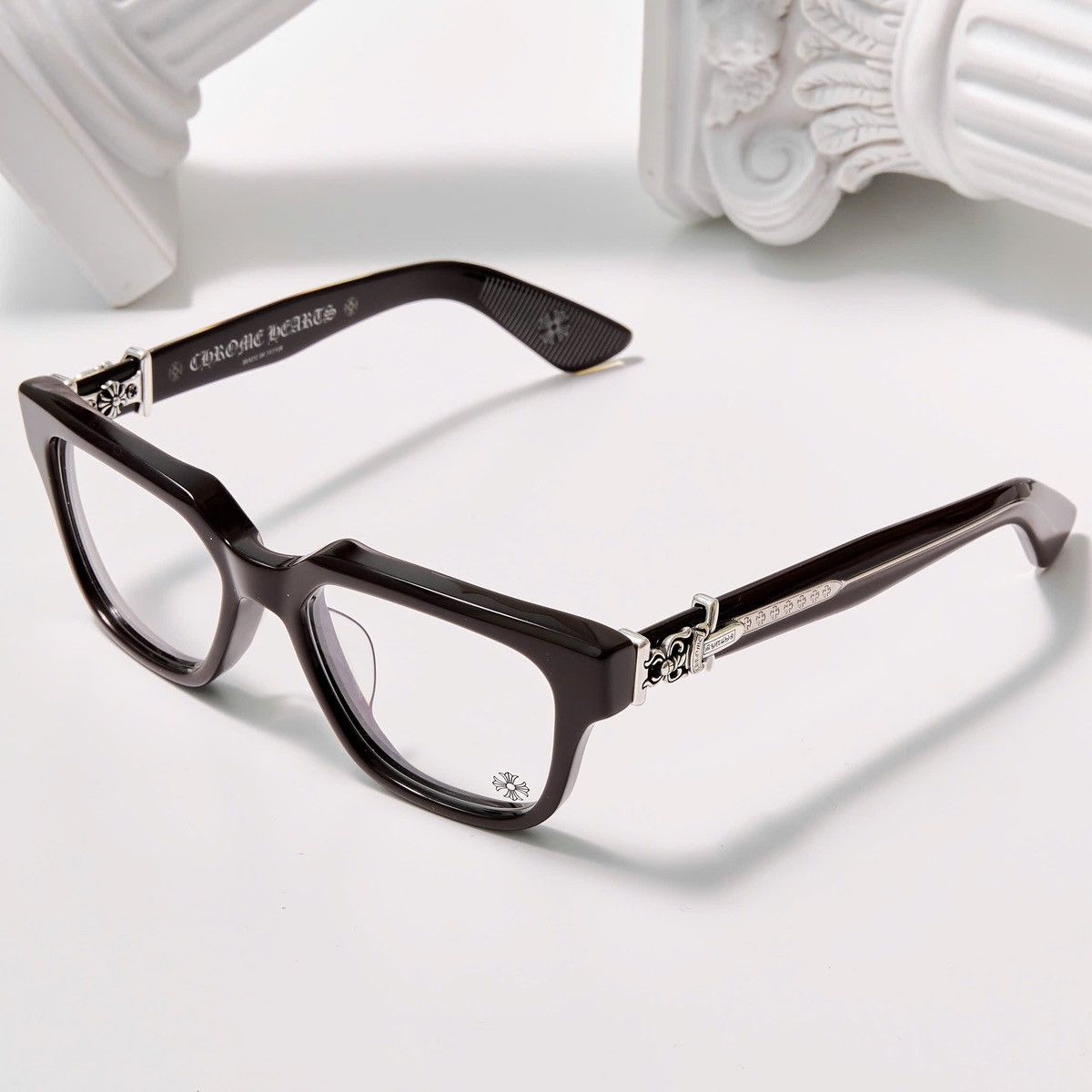Chrome Hearts CHROME HEARTS VAGILLIONAIRE II CLASSIC BROWN GLASSES Size ONE SIZE - 2 Thumbnail
