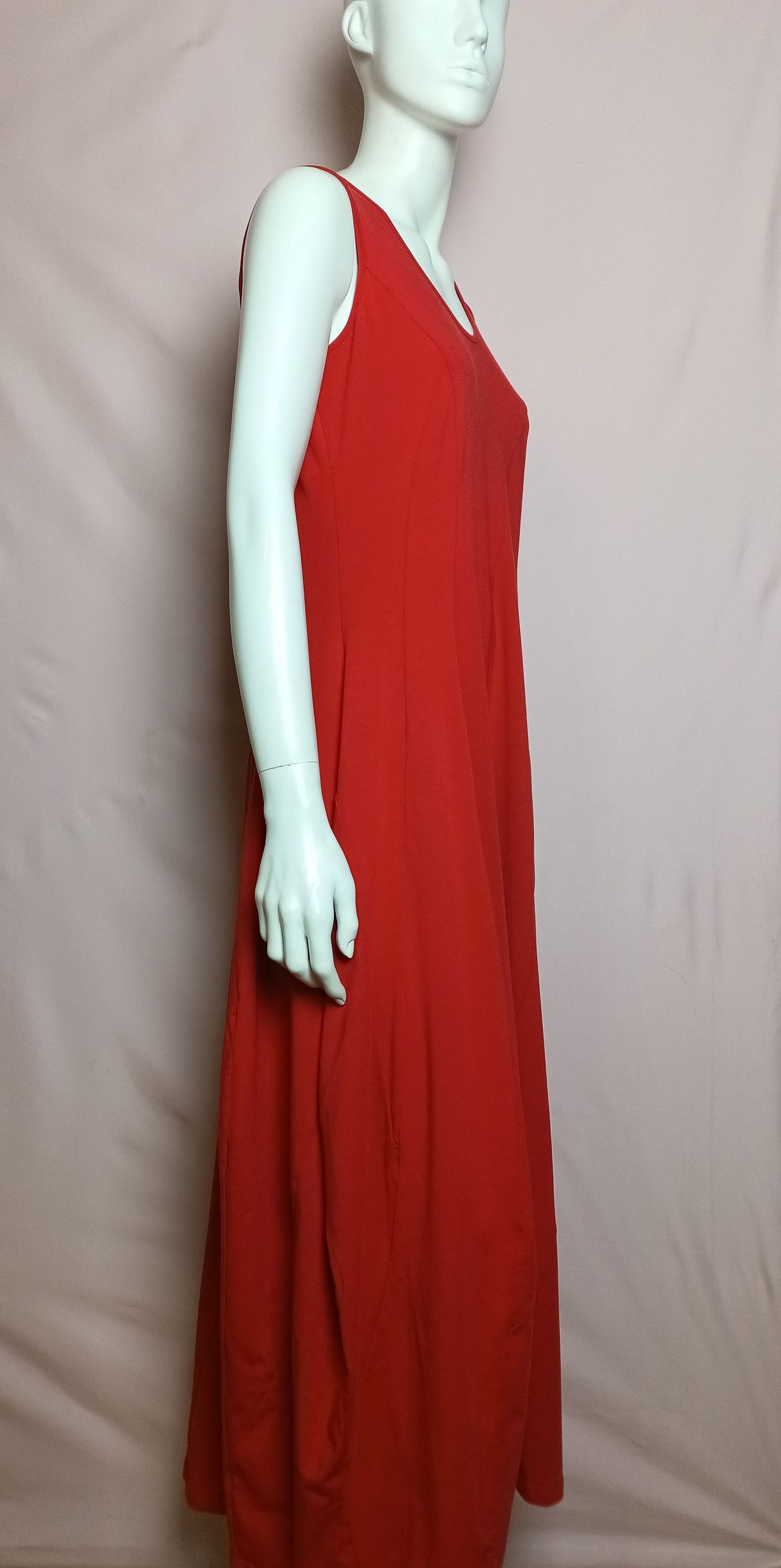 Ivan Grundahl Ivan Grundahl Red Maxi Long Dress Size M Size M / US 6-8 / IT 42-44 - 3 Thumbnail