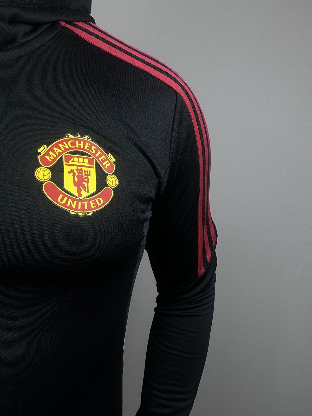 Adidas Adidas Manchester United FC track hoodie half zip black M Size US M / EU 48-50 / 2 - 3 Thumbnail