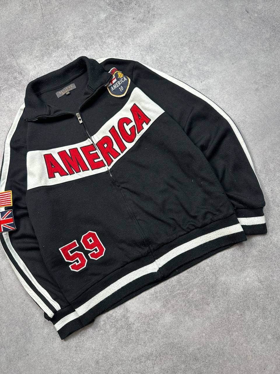 American Apparel Vintage America Zip-Up Sweatshirt, Size M – Classic 90s Size US M / EU 48-50 / 2 - 3 Thumbnail