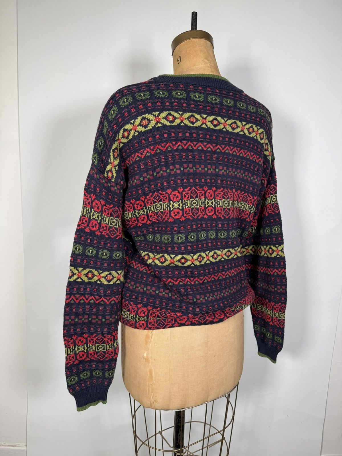 Vintage Vintage Stefanel Made in Italy Heavy Cotton Sweater Size M / US 6-8 / IT 42-44 - 2 Thumbnail