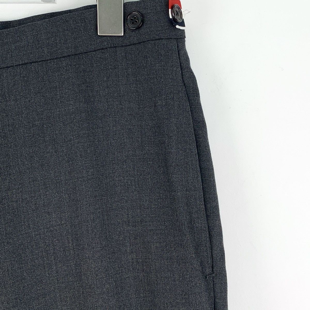 Thom Browne Thom Browne Dark Grey Wool Casual Dress Pants K26WX Size US 32 / EU 48 - 3 Thumbnail