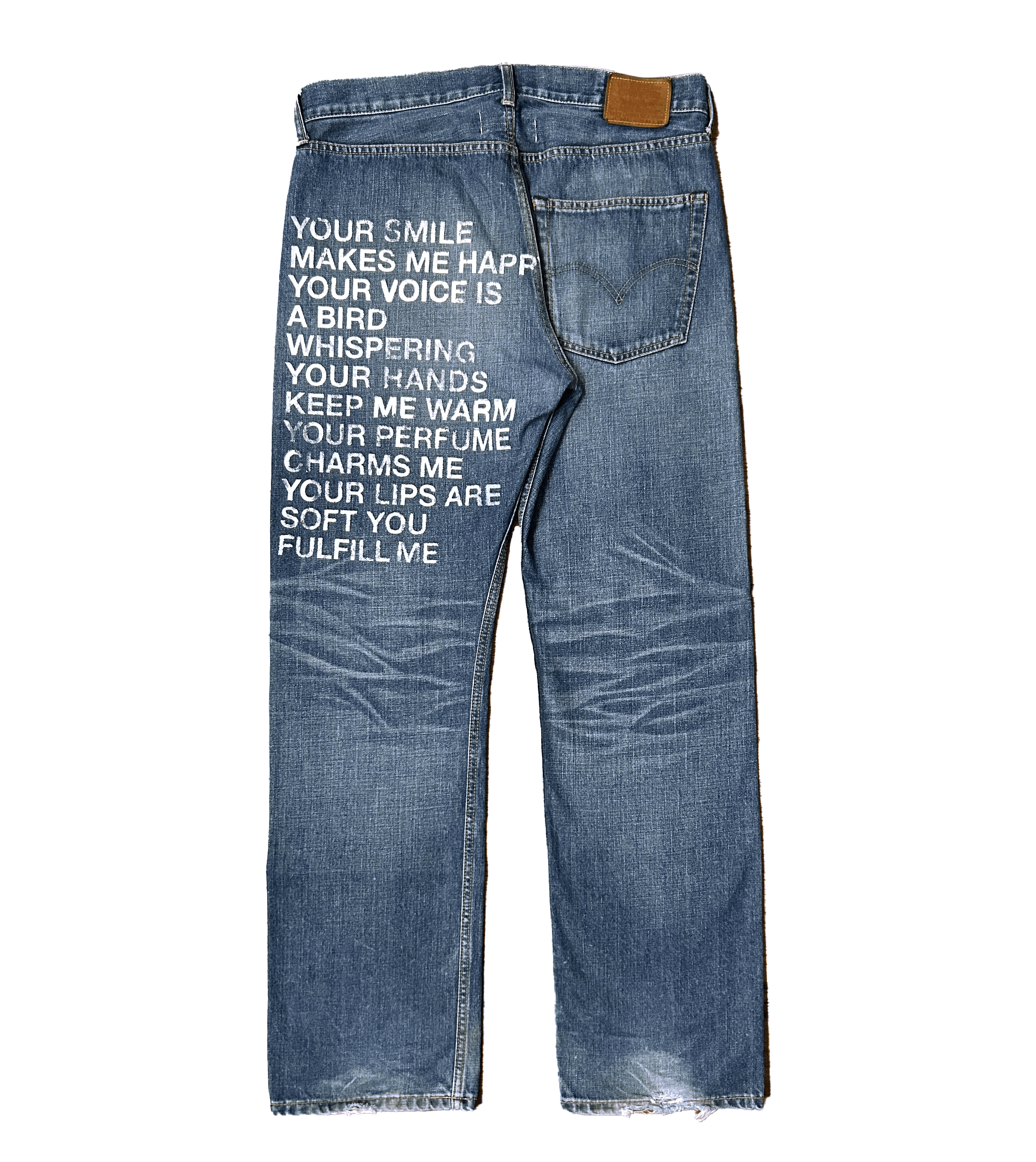 Comme Des Garcons Poem Denim Grailed