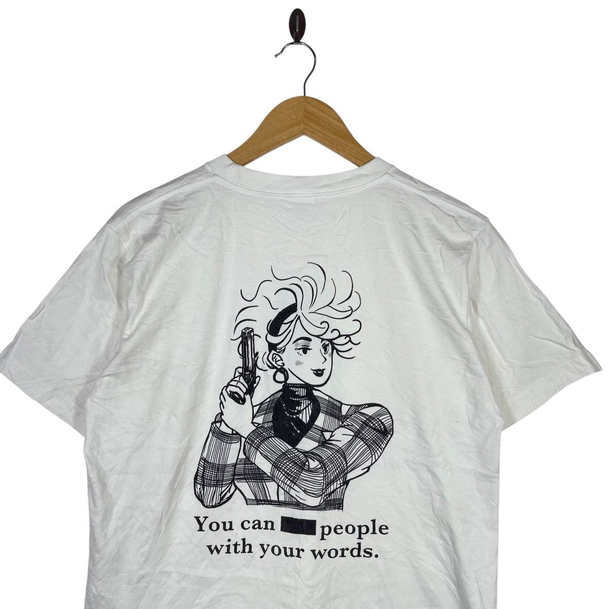 Vintage Still Distortion Graphic T-Shirt | Front & Back Illustration Size US M / EU 48-50 / 2 - 5 Thumbnail
