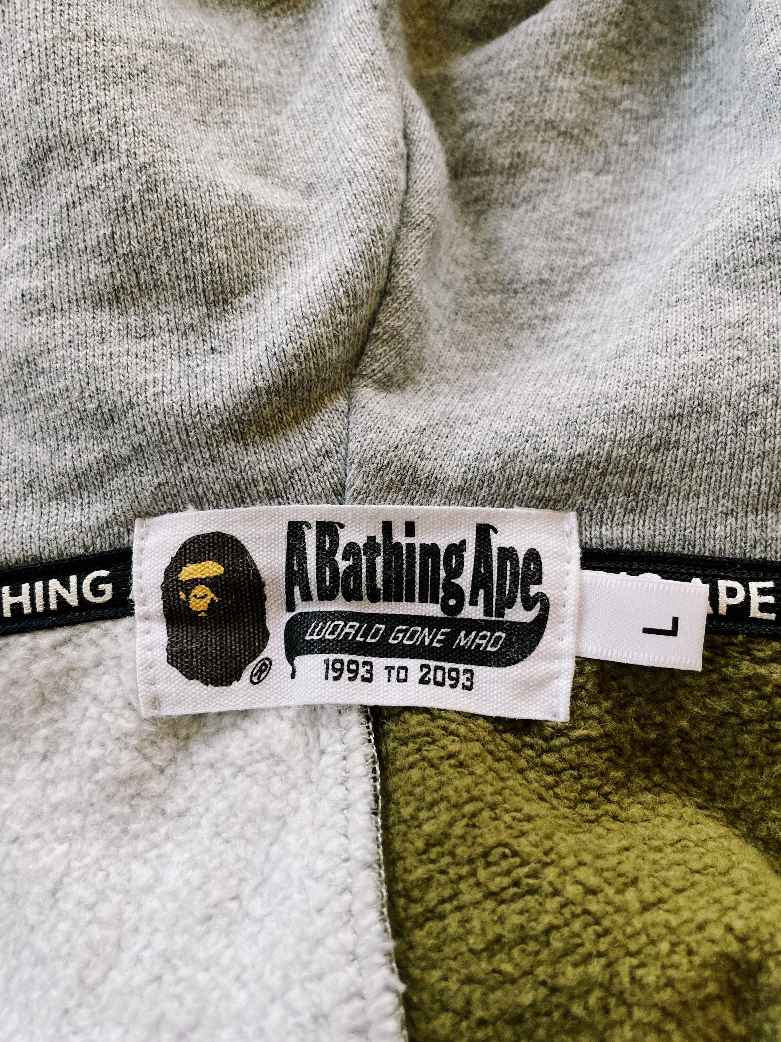 Bape Bape A Bathing Ape Patchwork Full Zip Hoodie Multi Size US L / EU 52-54 / 3 - 3 Thumbnail