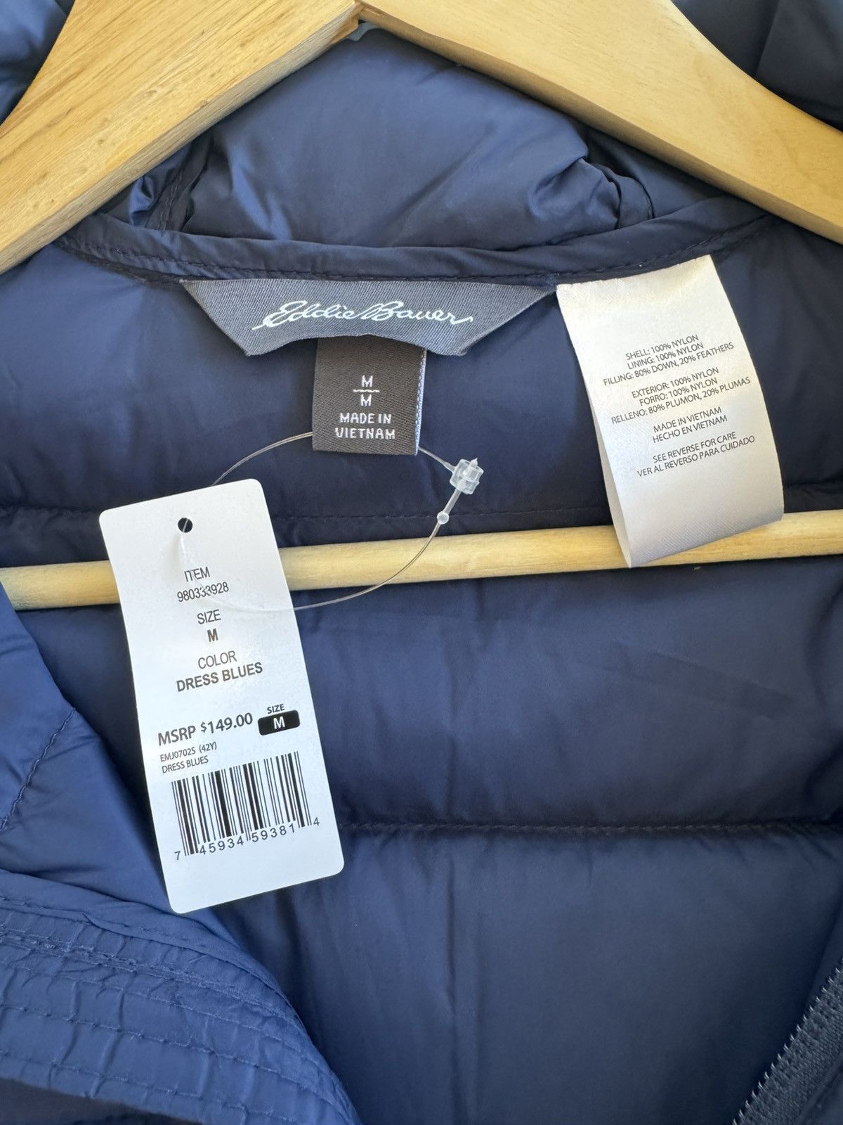 Eddie Bauer Eddie Bauer Down Jacket New w/Tags Size US M / EU 48-50 / 2 - 3 Thumbnail