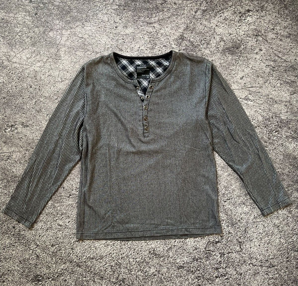 Japanese Brand Y2K Amorte Ifsixwasnine longsleeve Size US M / EU 48-50 / 2 - 1 Thumbnail