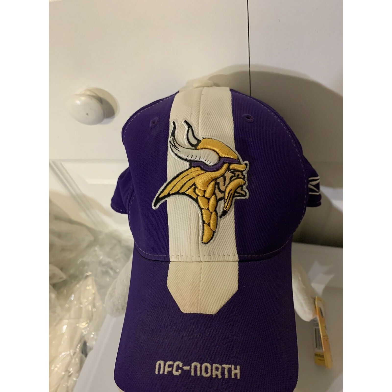 Reebok Minnesota Vikings Stretch Fit OSFM Hat Cap Reebok Sideline N Size ONE SIZE - 3 Thumbnail