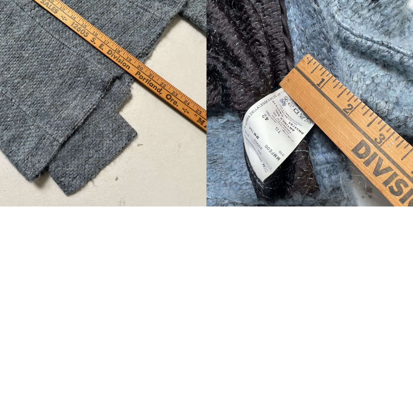 Armani Armani Collezioni Jacket Women’s 6 Mohair Blend Made In Italy Blue Italian Classic Designer Vintage? Size M / US 6-8 / IT 42-44 - 9 Thumbnail